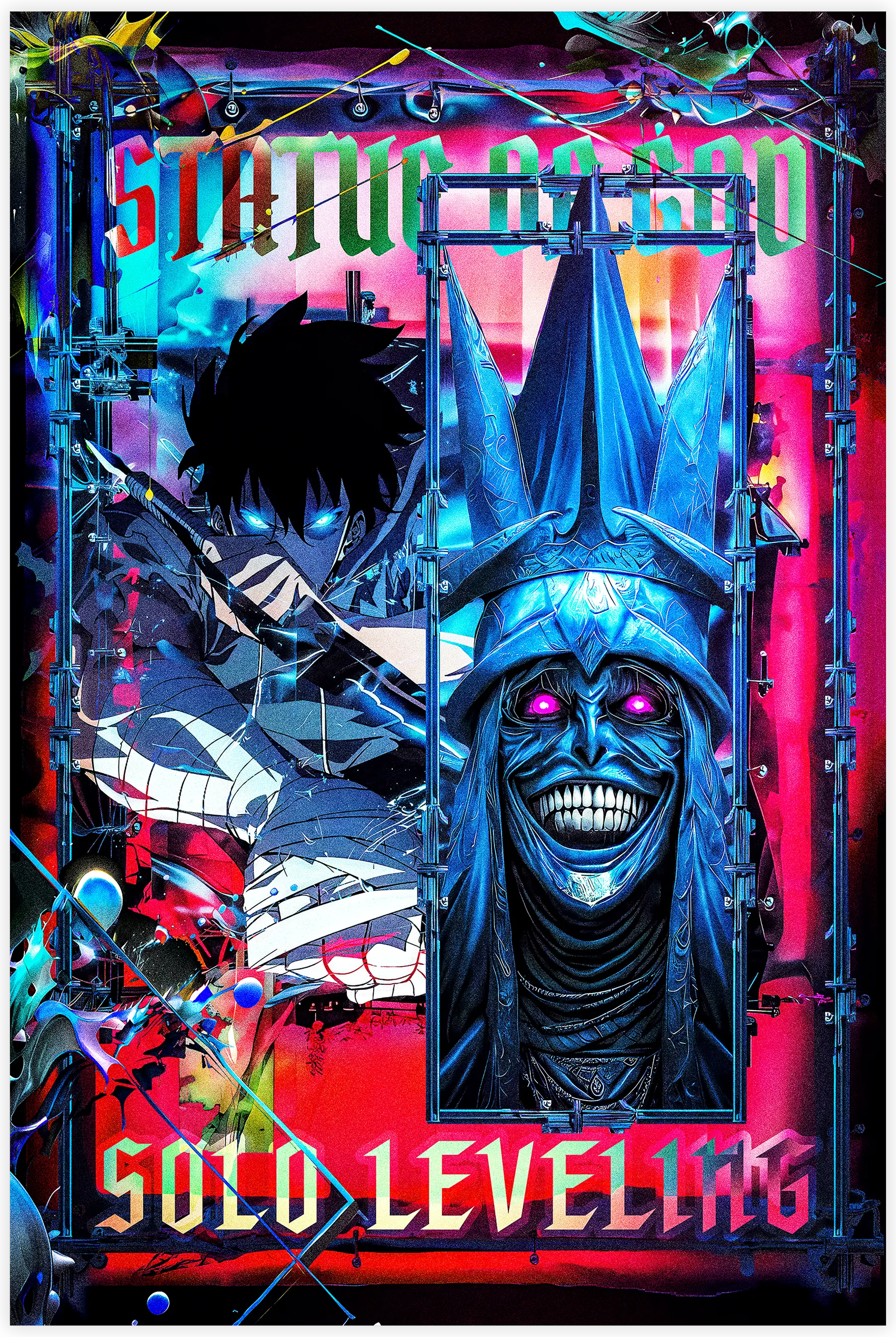 tableau-solo-leveling-statue-of-god-jin-woo | DreamWay