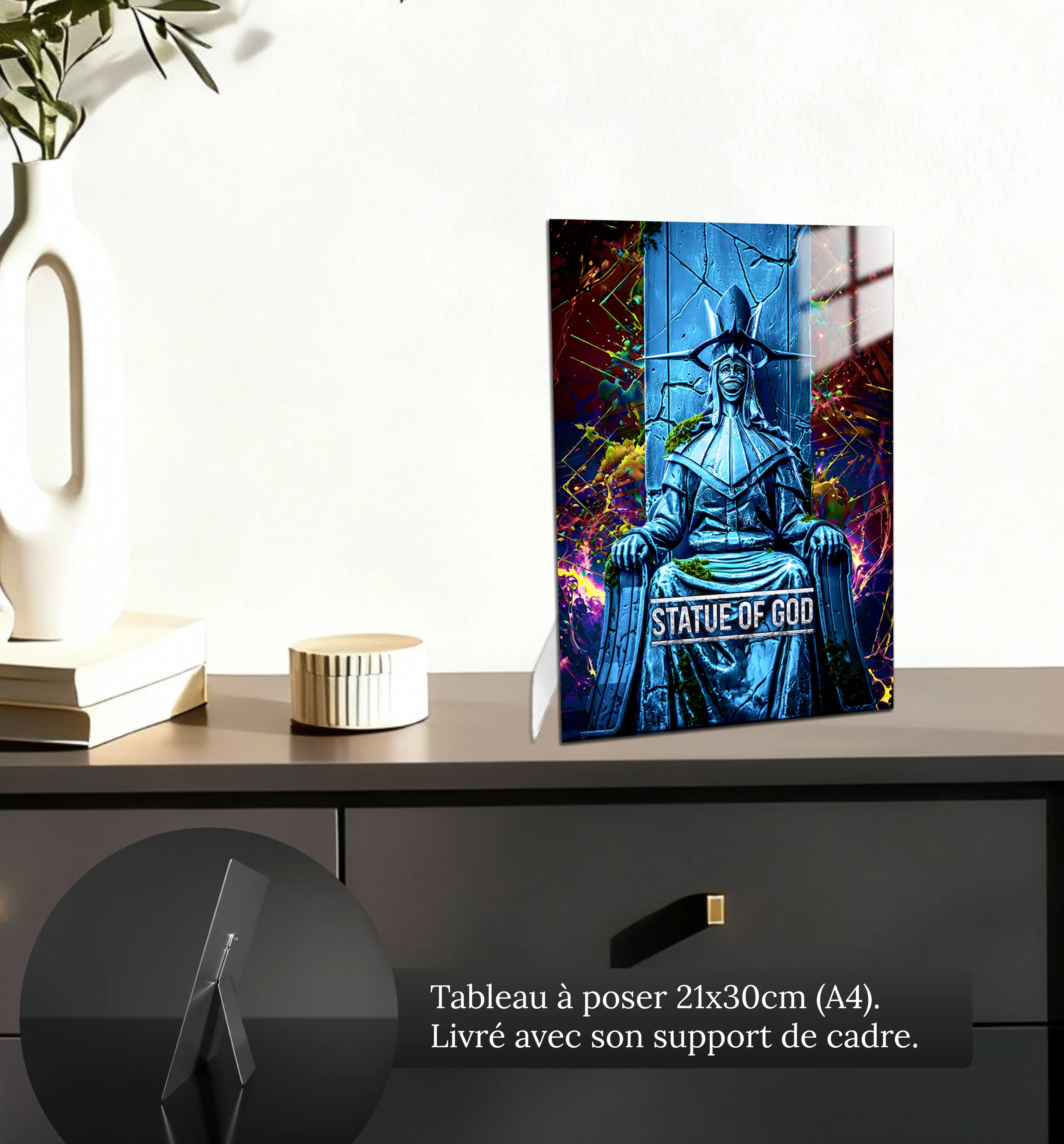tableau-solo-leveling-statue-of-god-petit-format-a-poser-sur-meuble | DreamWay