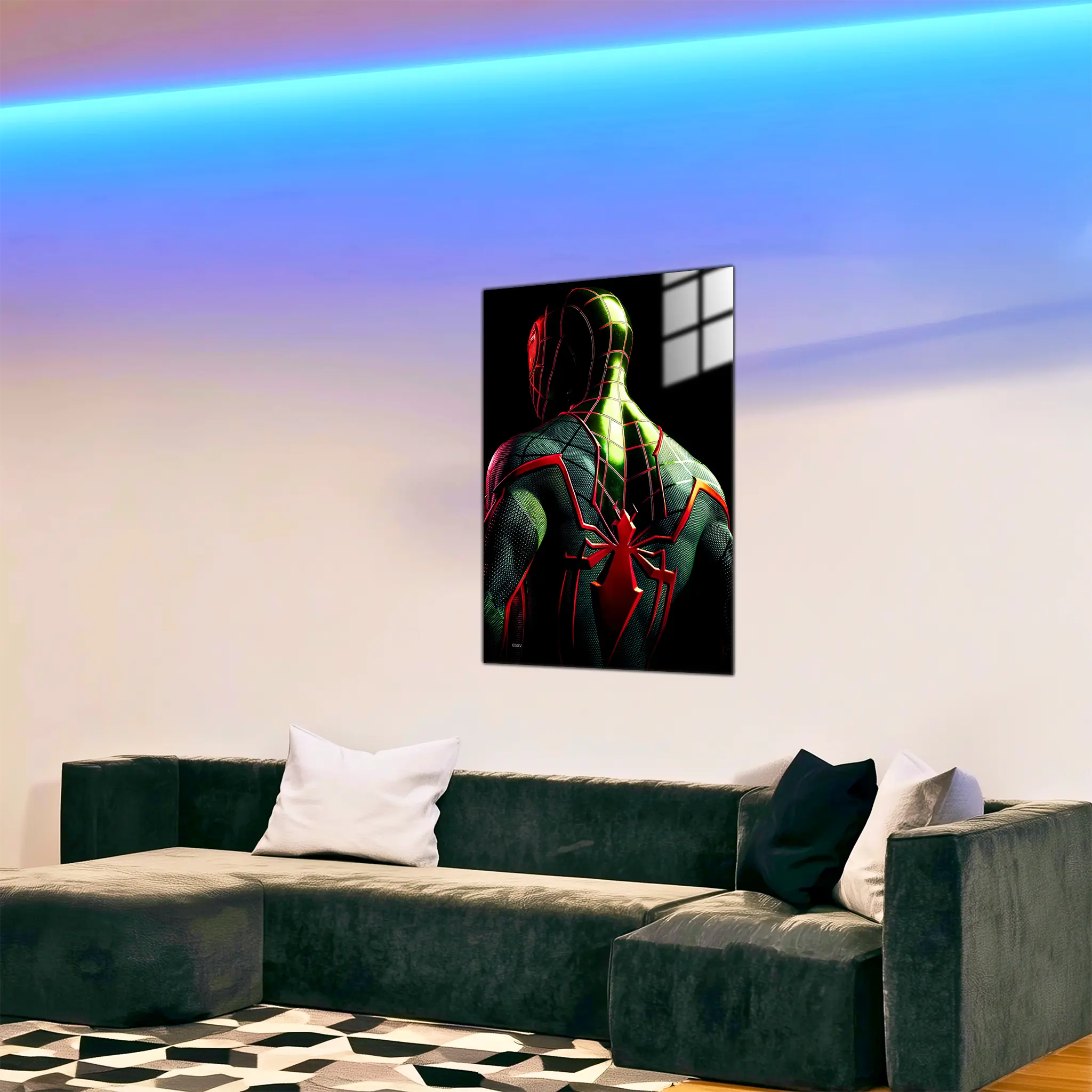 tableau-spider-man-dans-le-salon | DreamWay