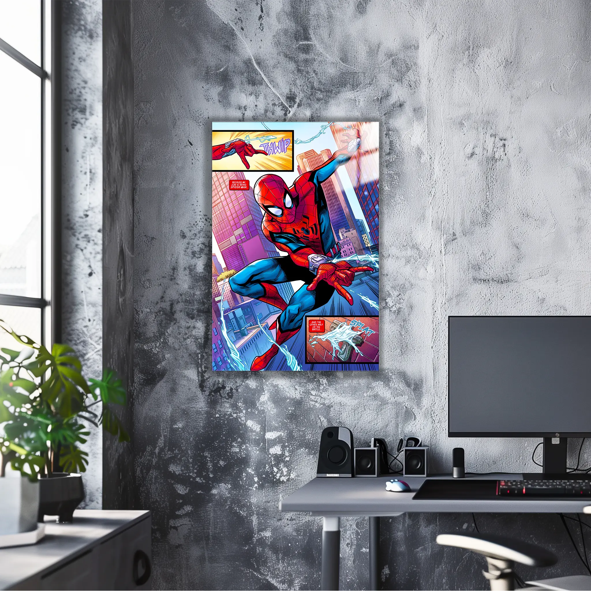 tableau-spiderman-bd-dans-le-bureau | DreamWay