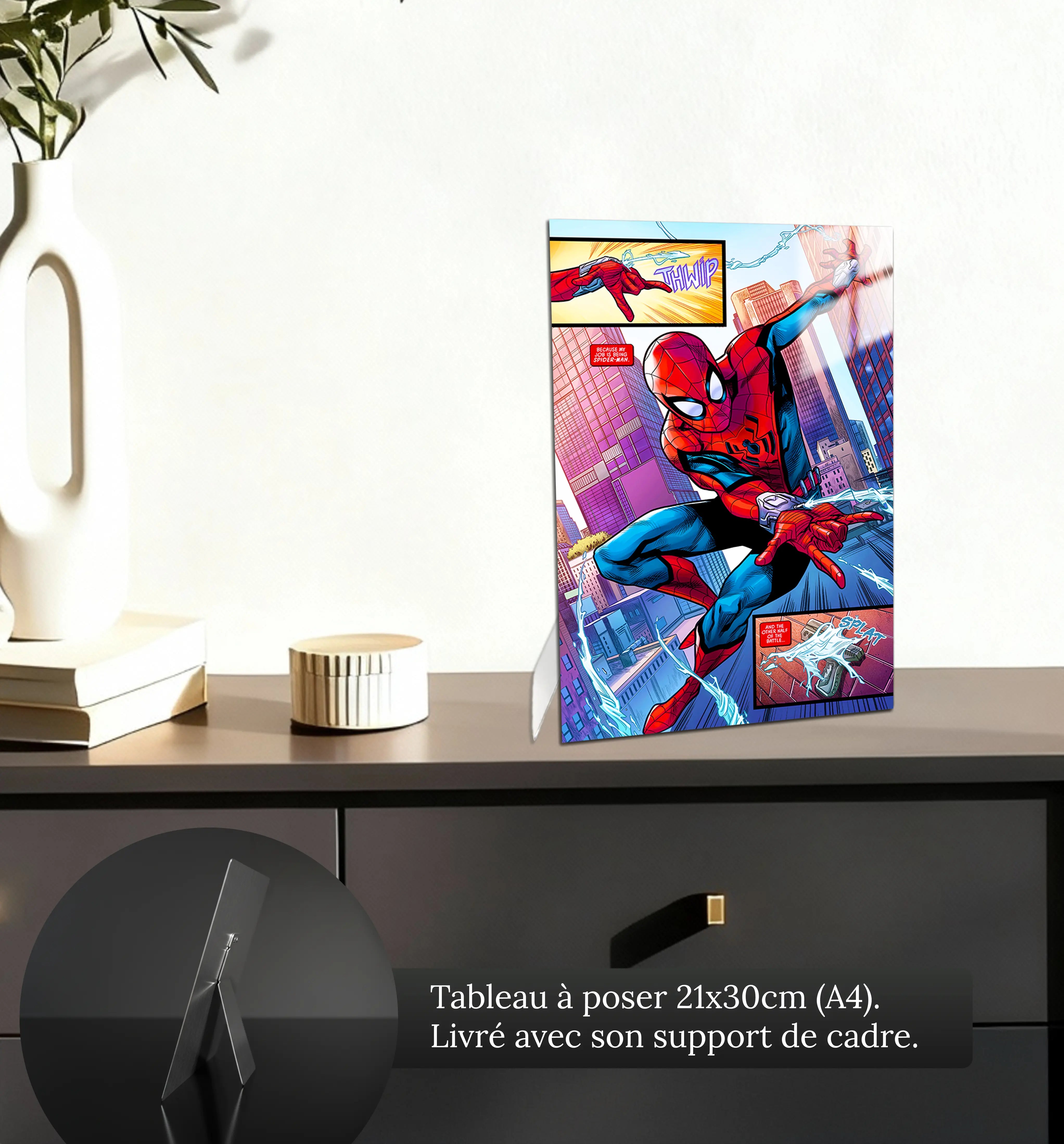 tableau-spiderman-bd-petit-format-a-poser-sur-meuble | DreamWay