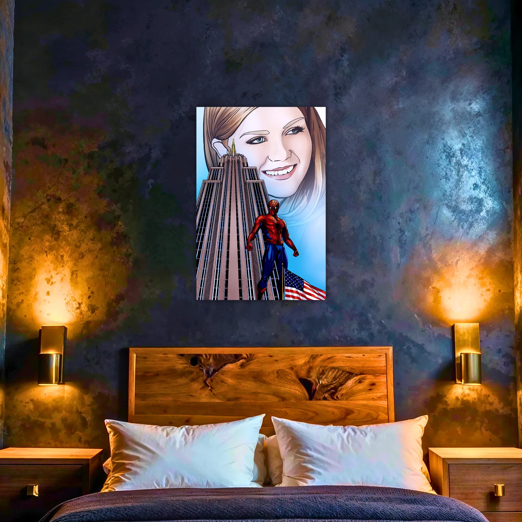 Tableau Spiderman Et Mary Jane