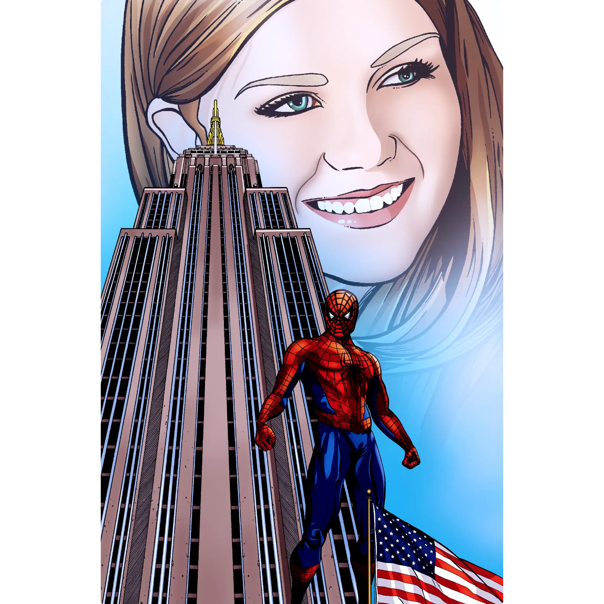 Tableau Spiderman Et Mary Jane