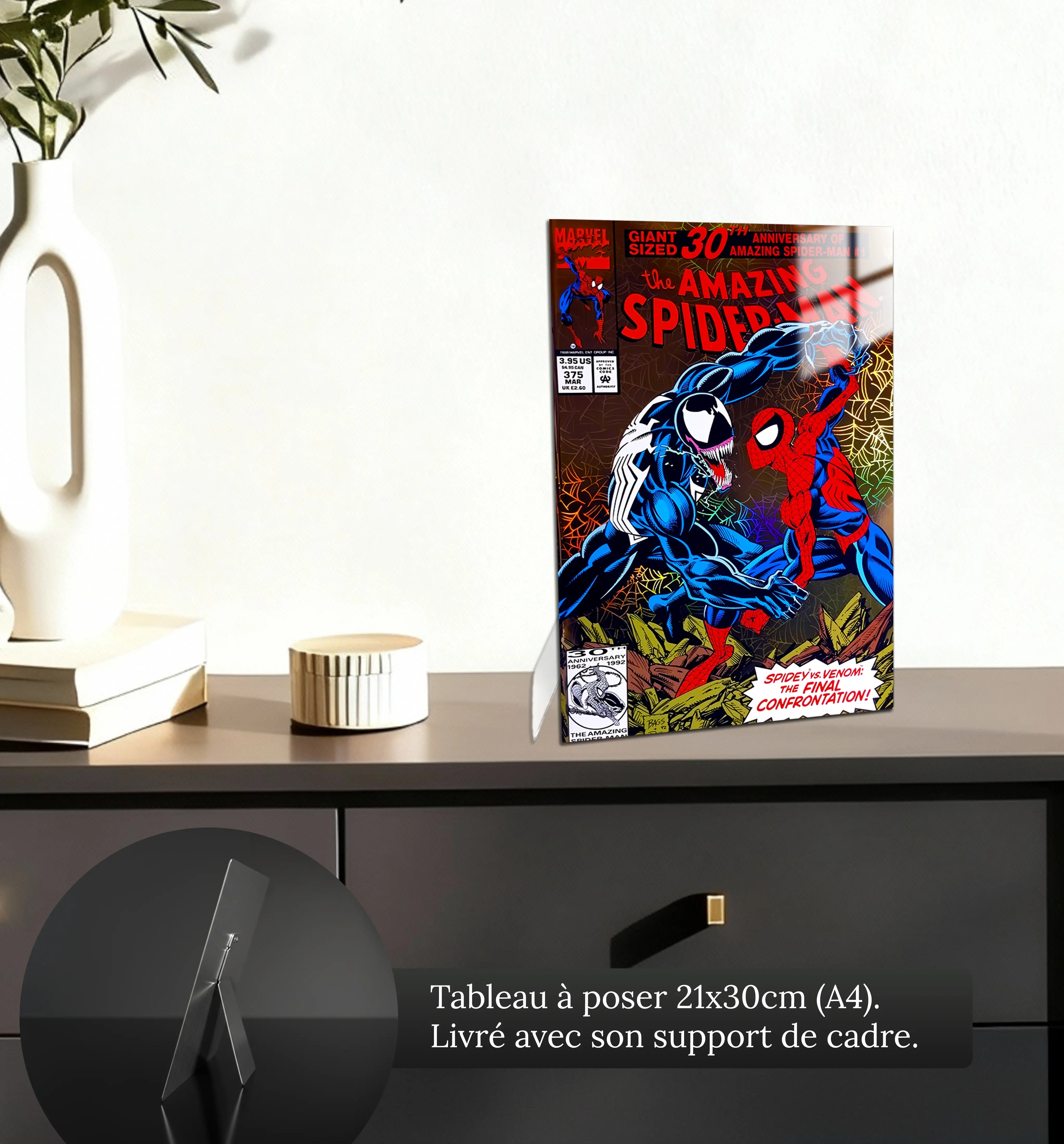 tableau-spiderman-et-venom-magazine-comics-petit-format-a-poser-sur-meuble | DreamWay