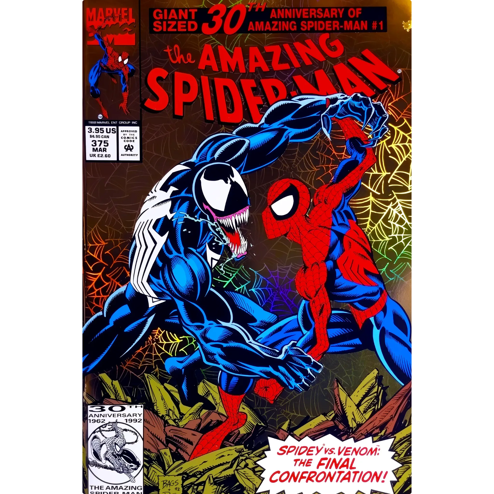 Tableau Spiderman Et Venom Magazine Comics