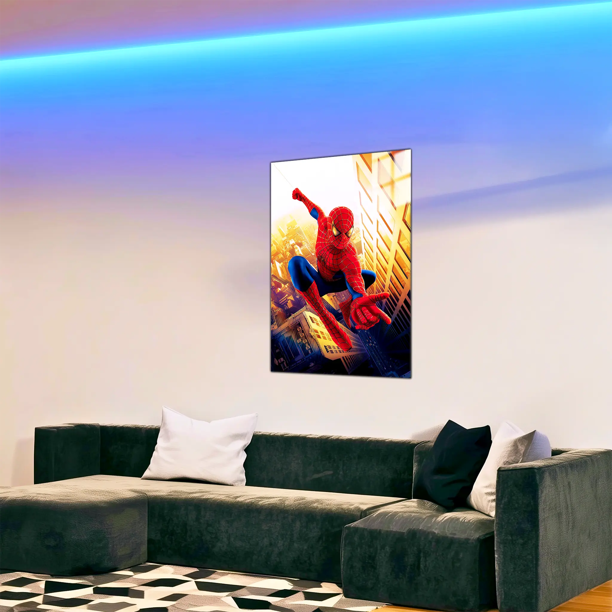 tableau-spiderman-heros-dans-le-salon | DreamWay