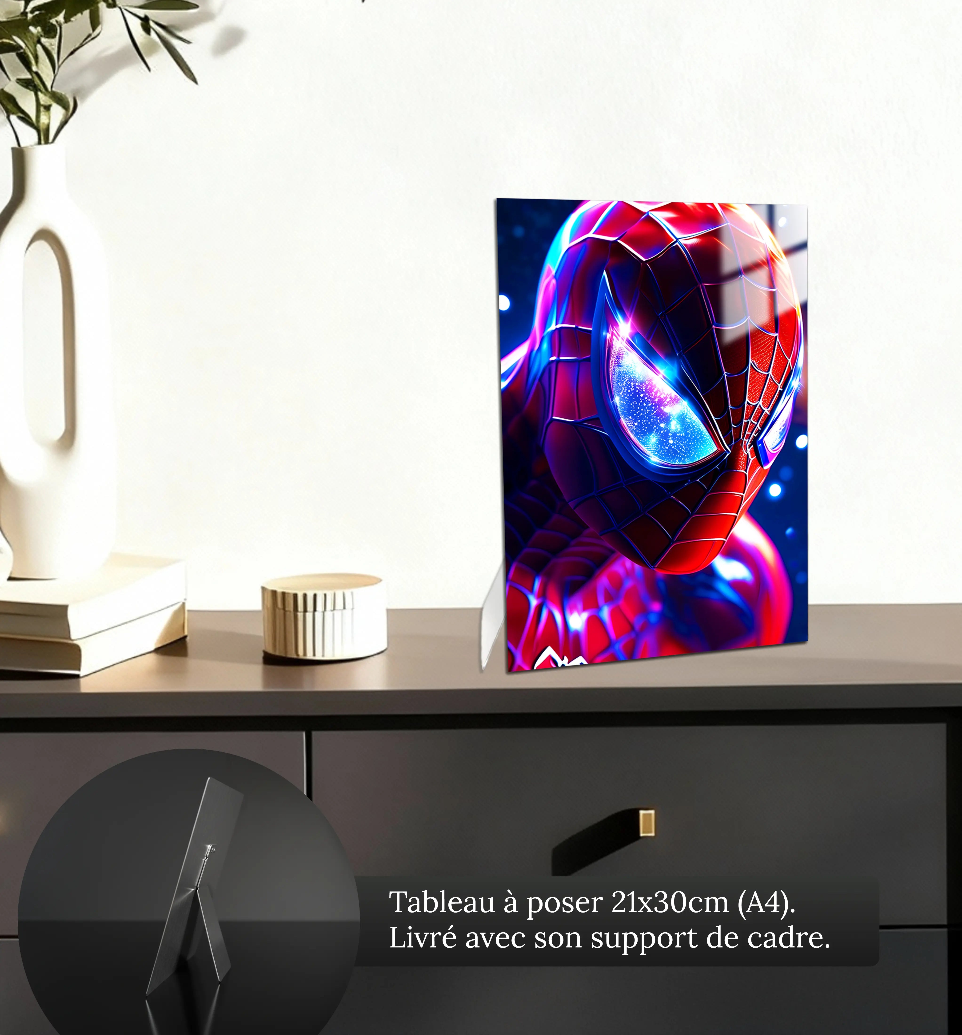 tableau-spiderman-portrait-petit-format-a-poser-sur-meuble | DreamWay