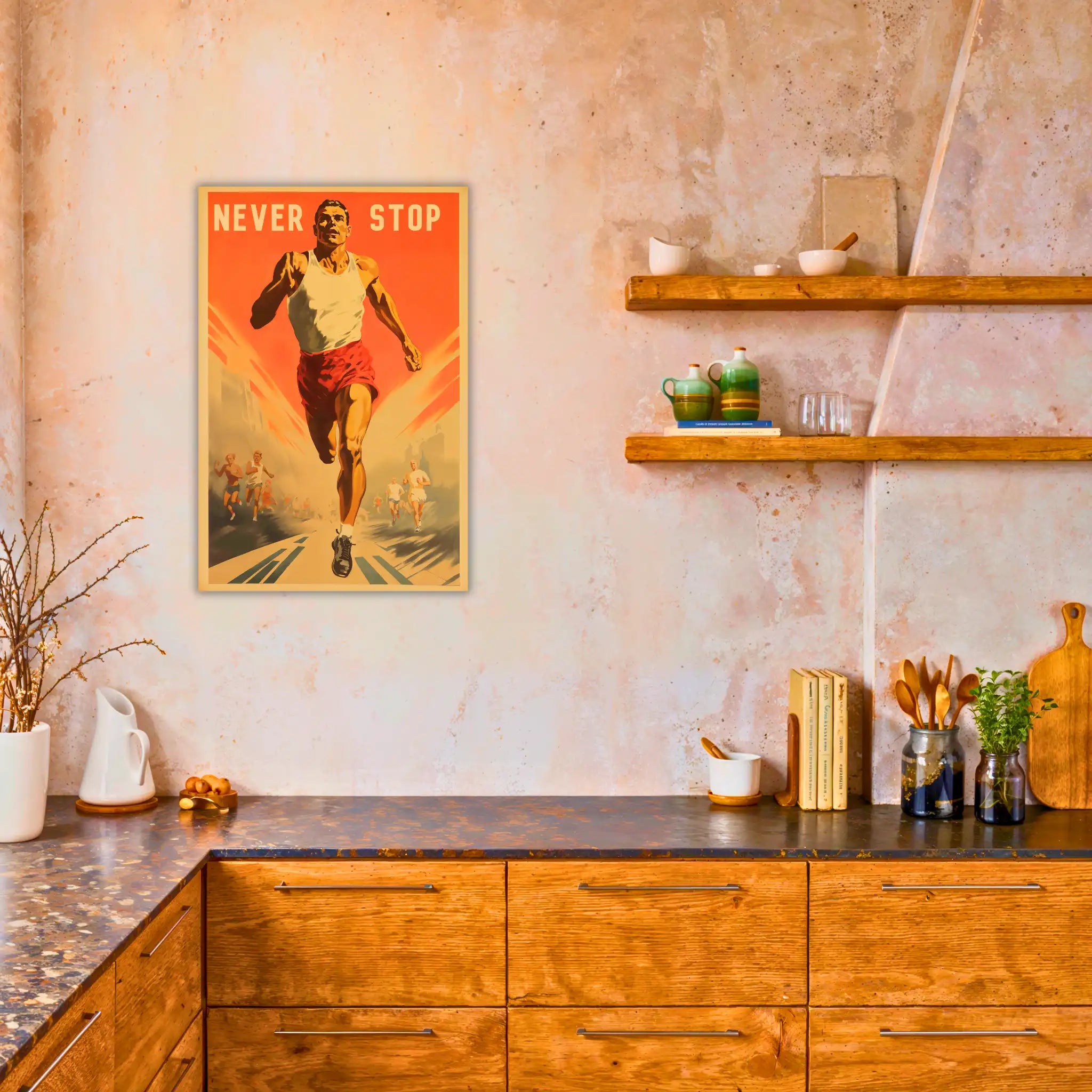 tableau-sport-vintage-dans-la-cuisine | DreamWay