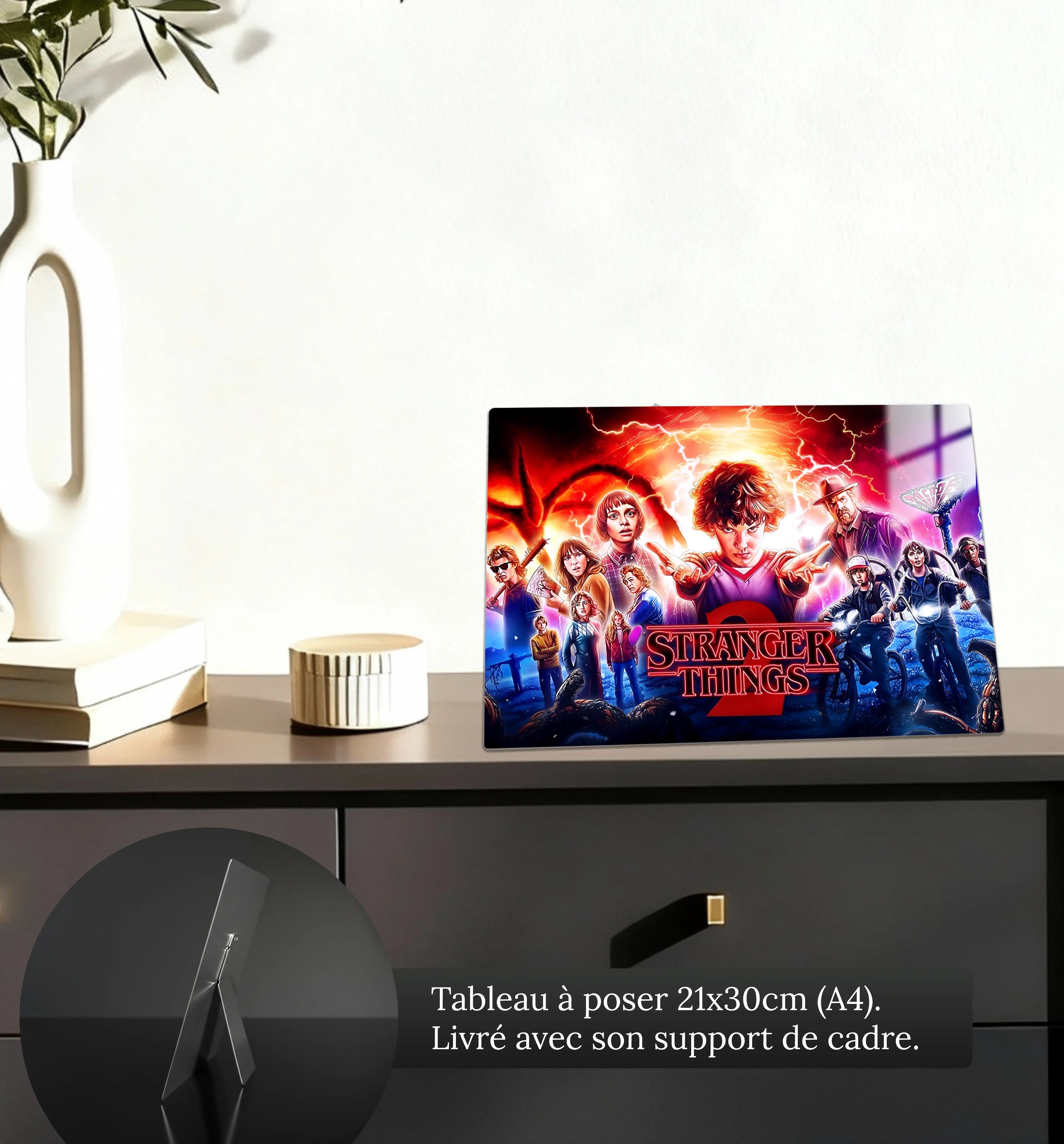 tableau-stanger-things-affiche-paysage-petit-format-a-poser-sur-meuble | DreamWay