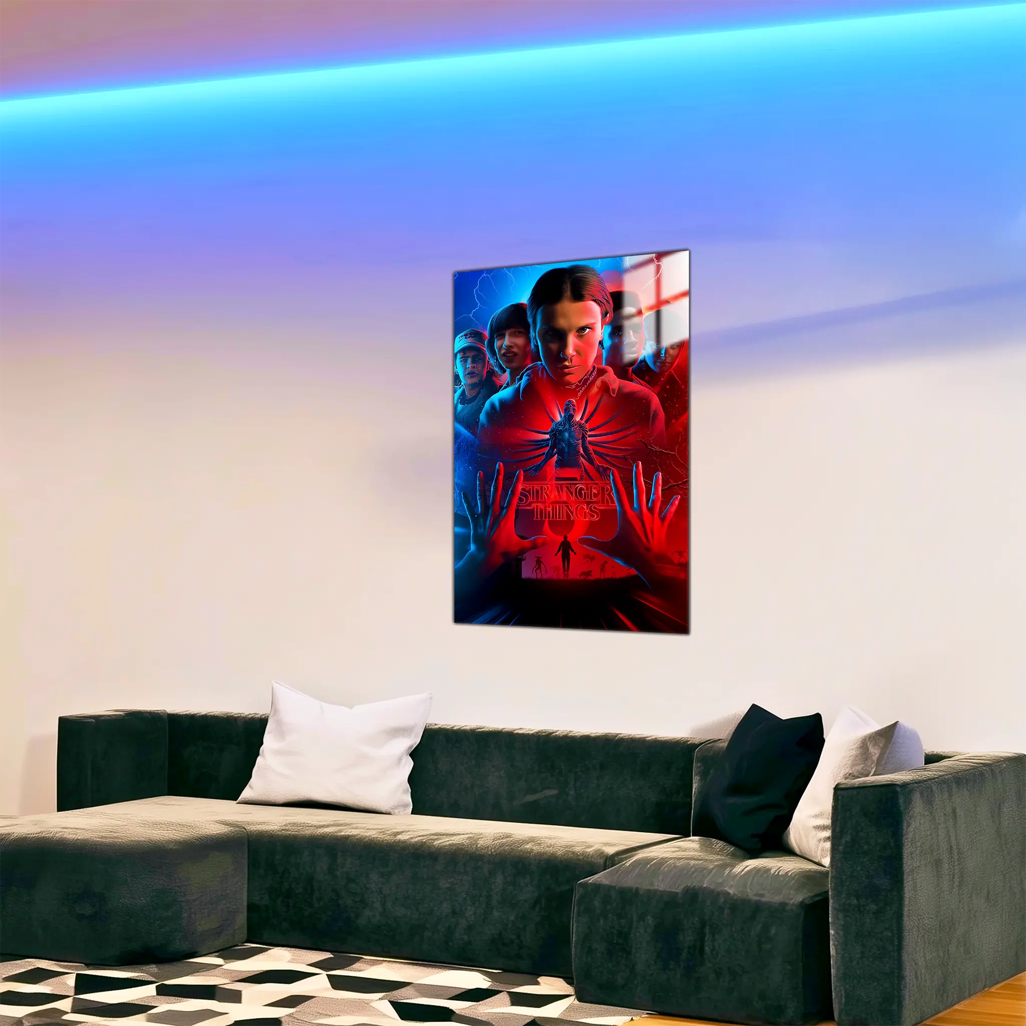 tableau-stanger-things-affiche-saison-5-dans-le-salon | DreamWay