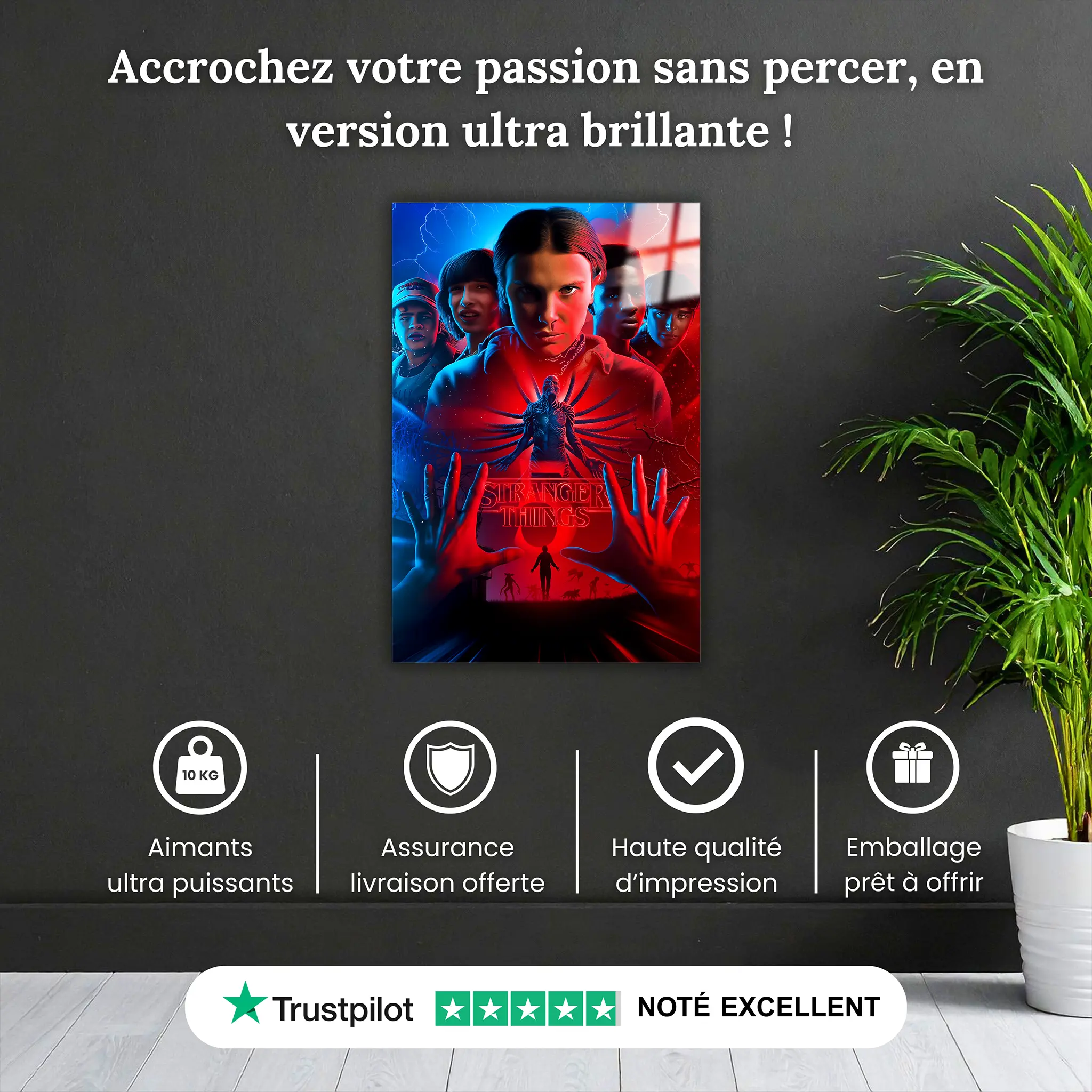 Tableau Stranger Things Affiche Saison 5