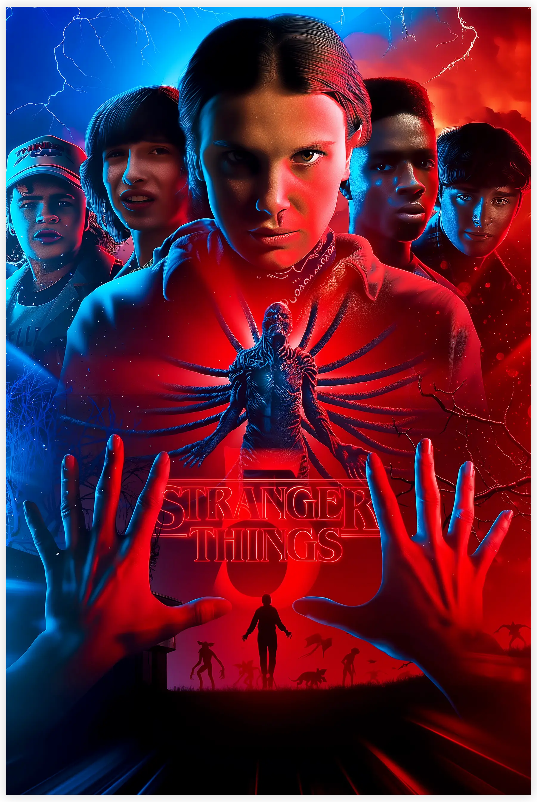 Tableau Stranger Things Affiche Saison 5
