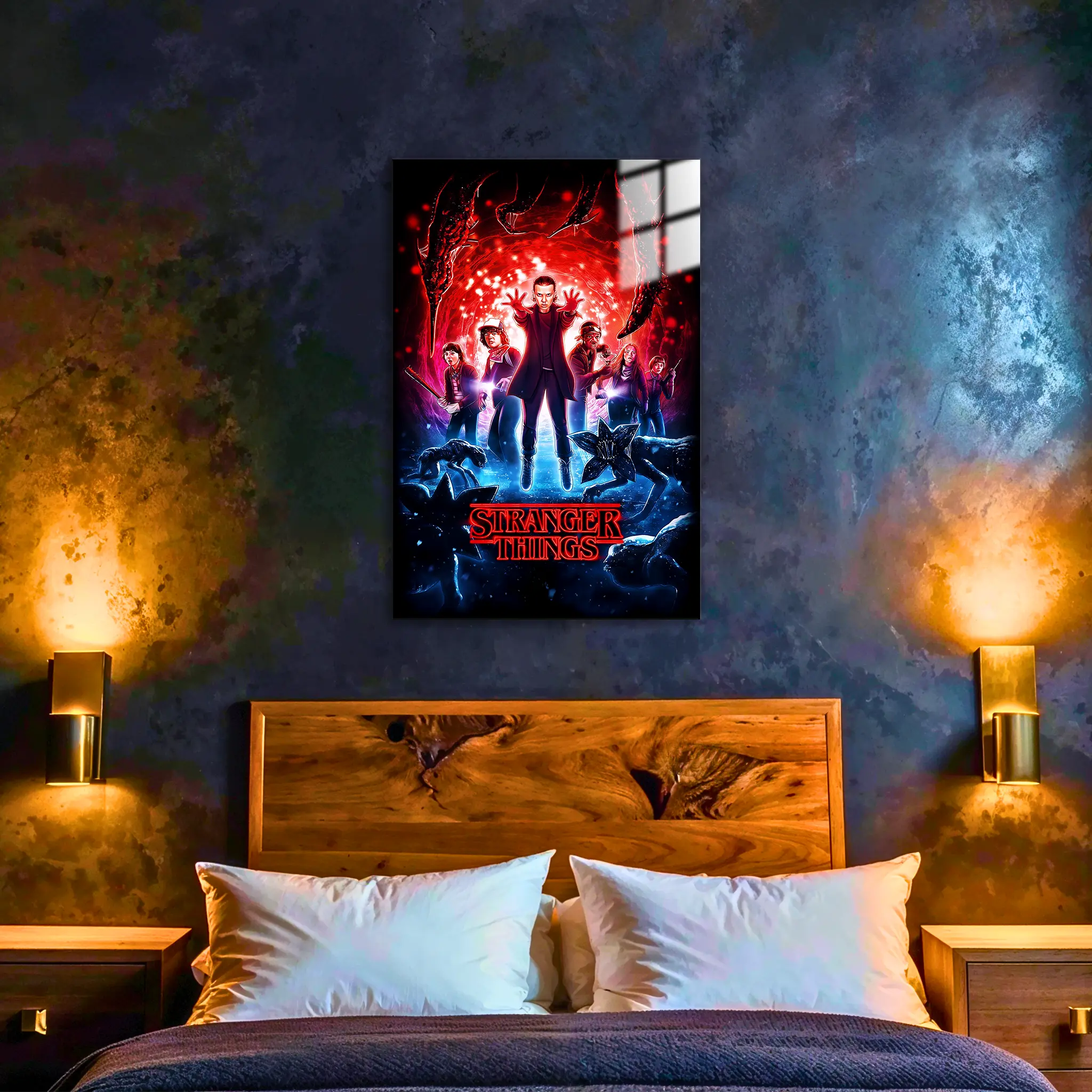 tableau-stanger-things-combat-dans-la-chambre | DreamWay