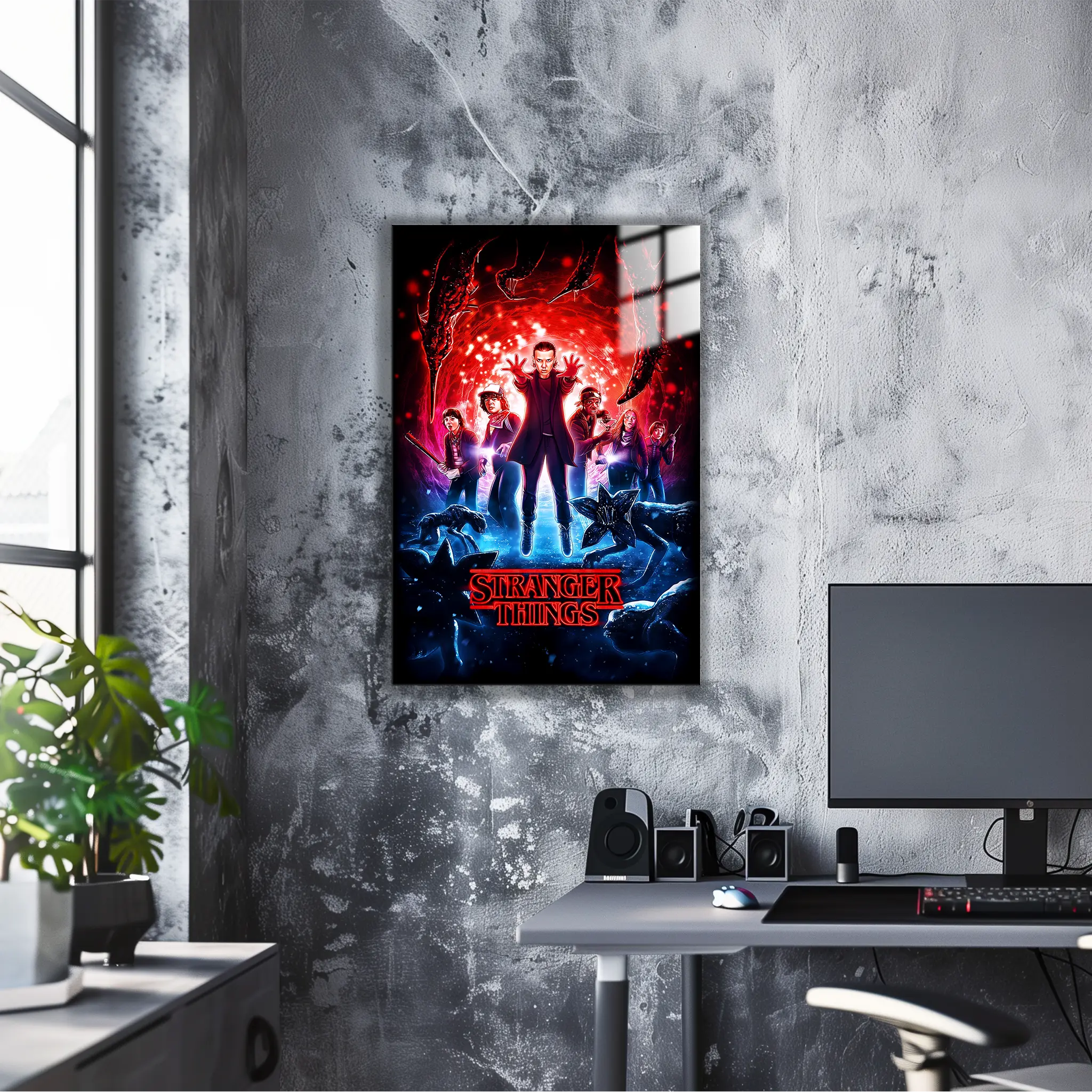 Tableau Stranger Things Combat