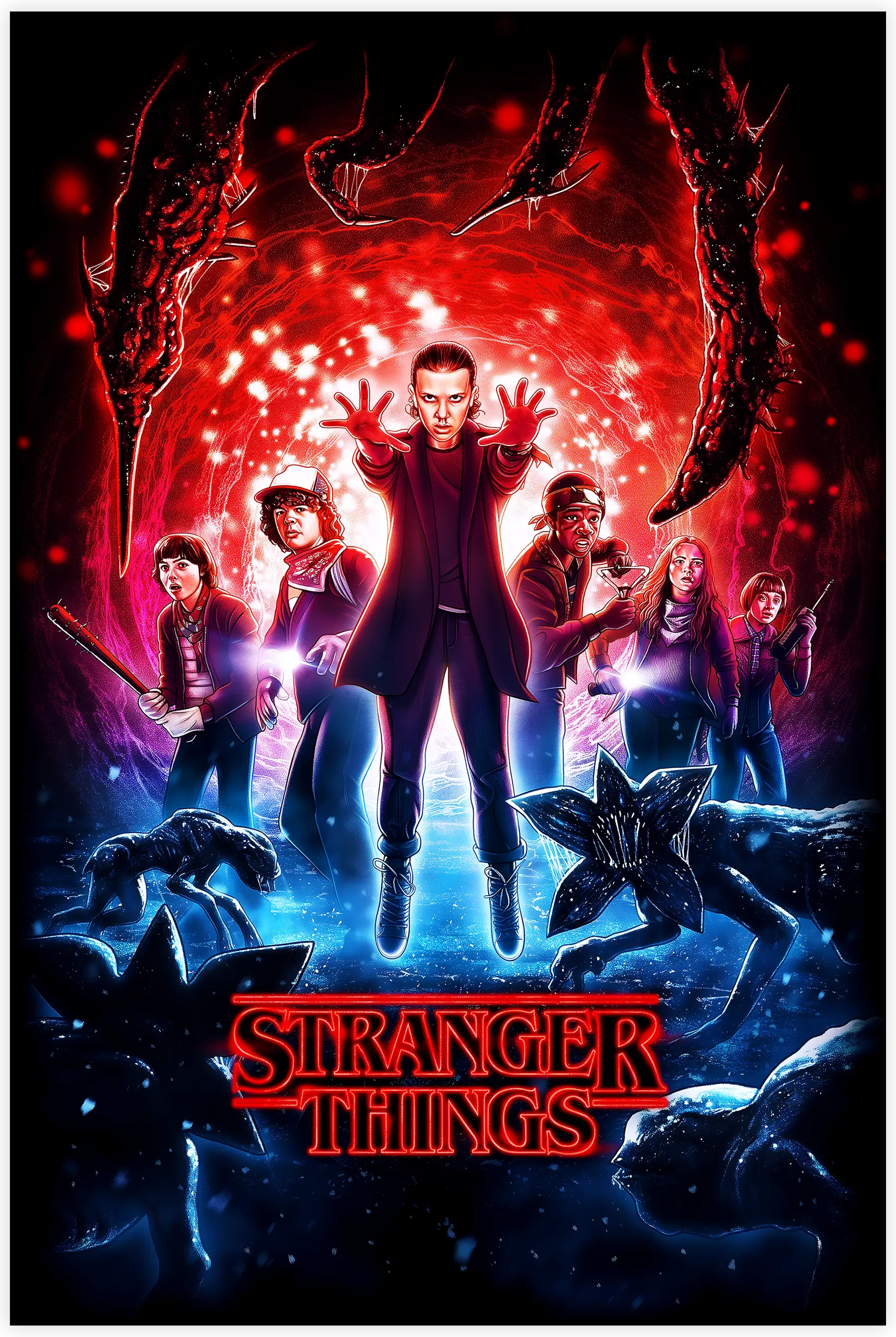 Tableau Stranger Things Combat