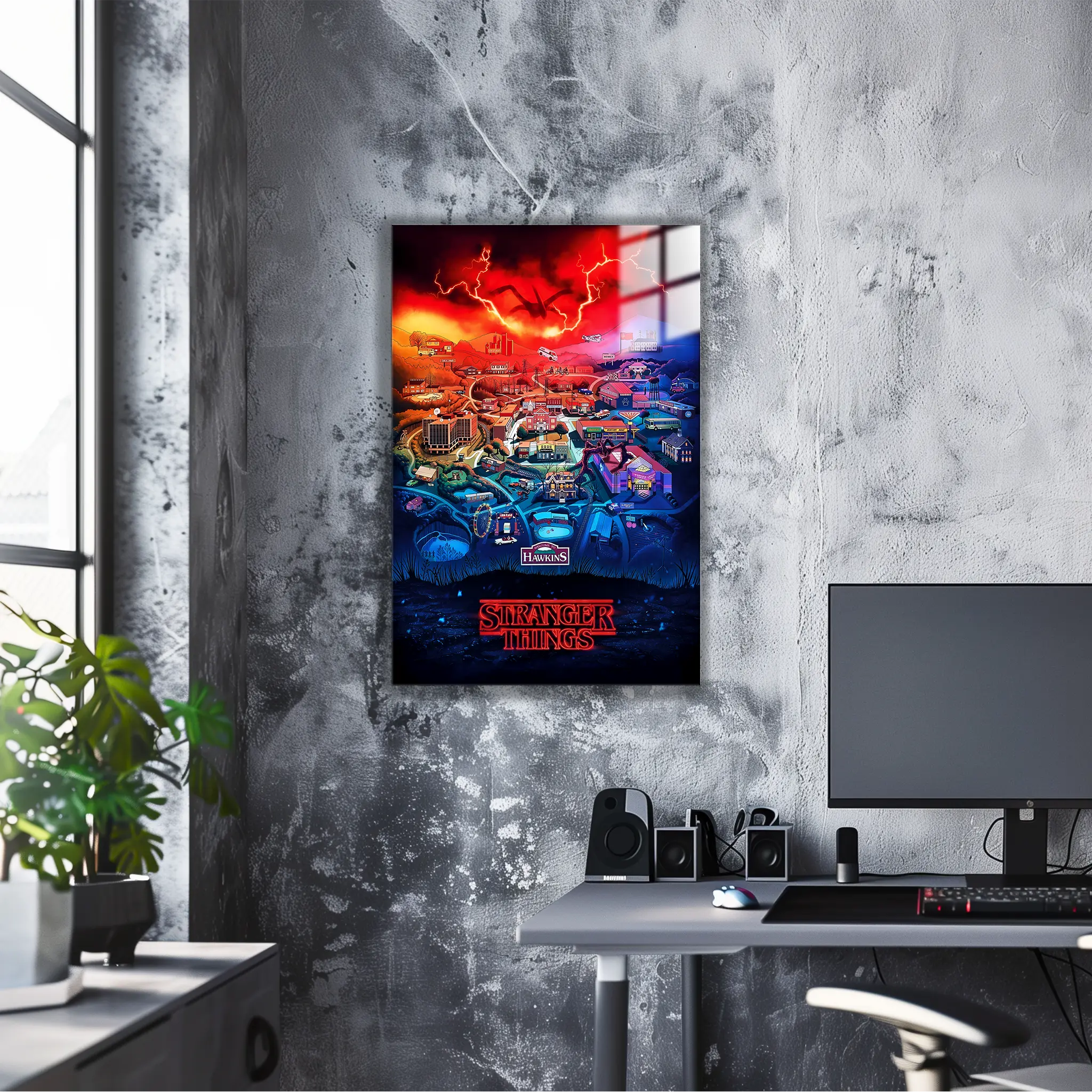 Tableau Stranger Things Hawkings