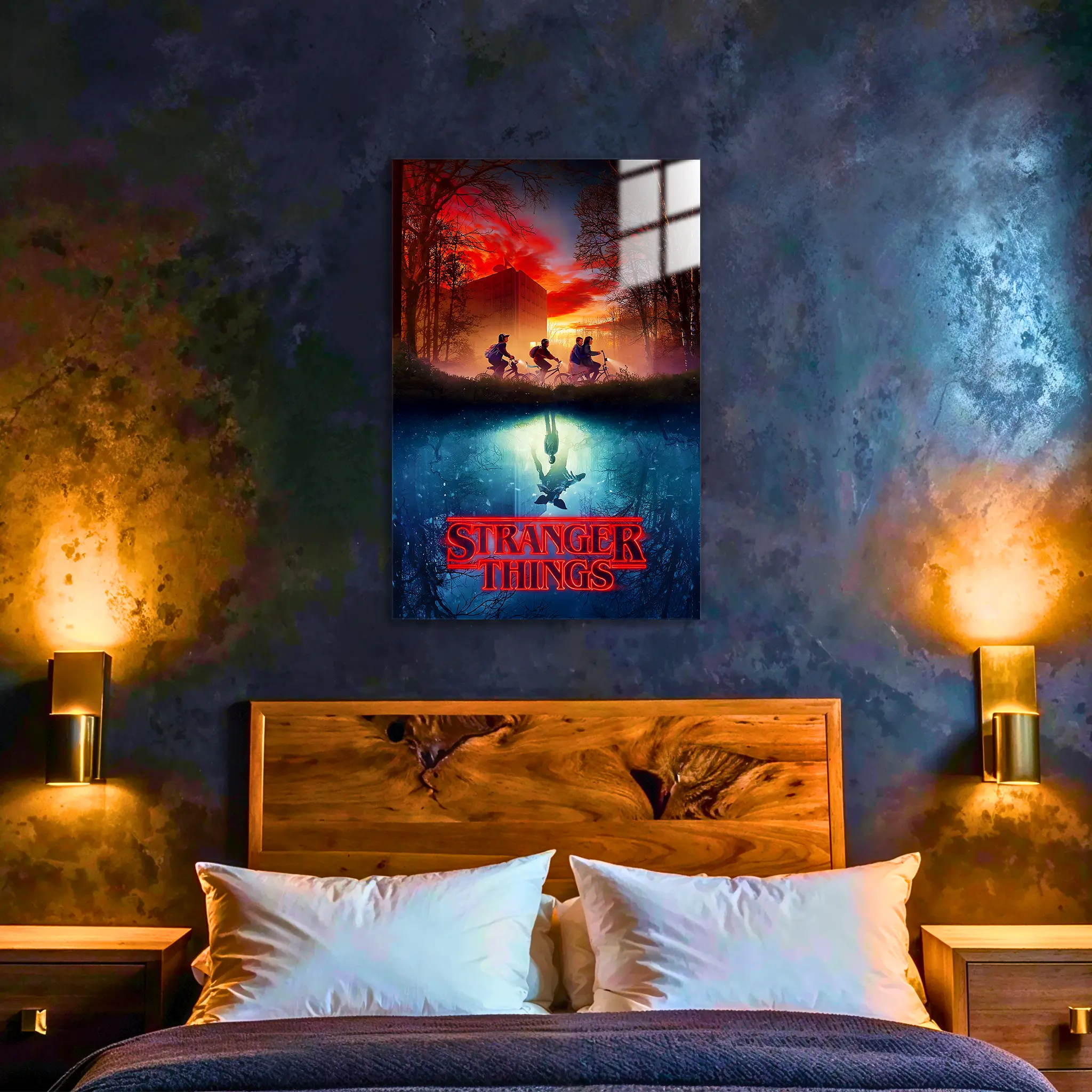 tableau-stanger-things-le-monde-a-l-envers-dans-la-chambre | DreamWay
