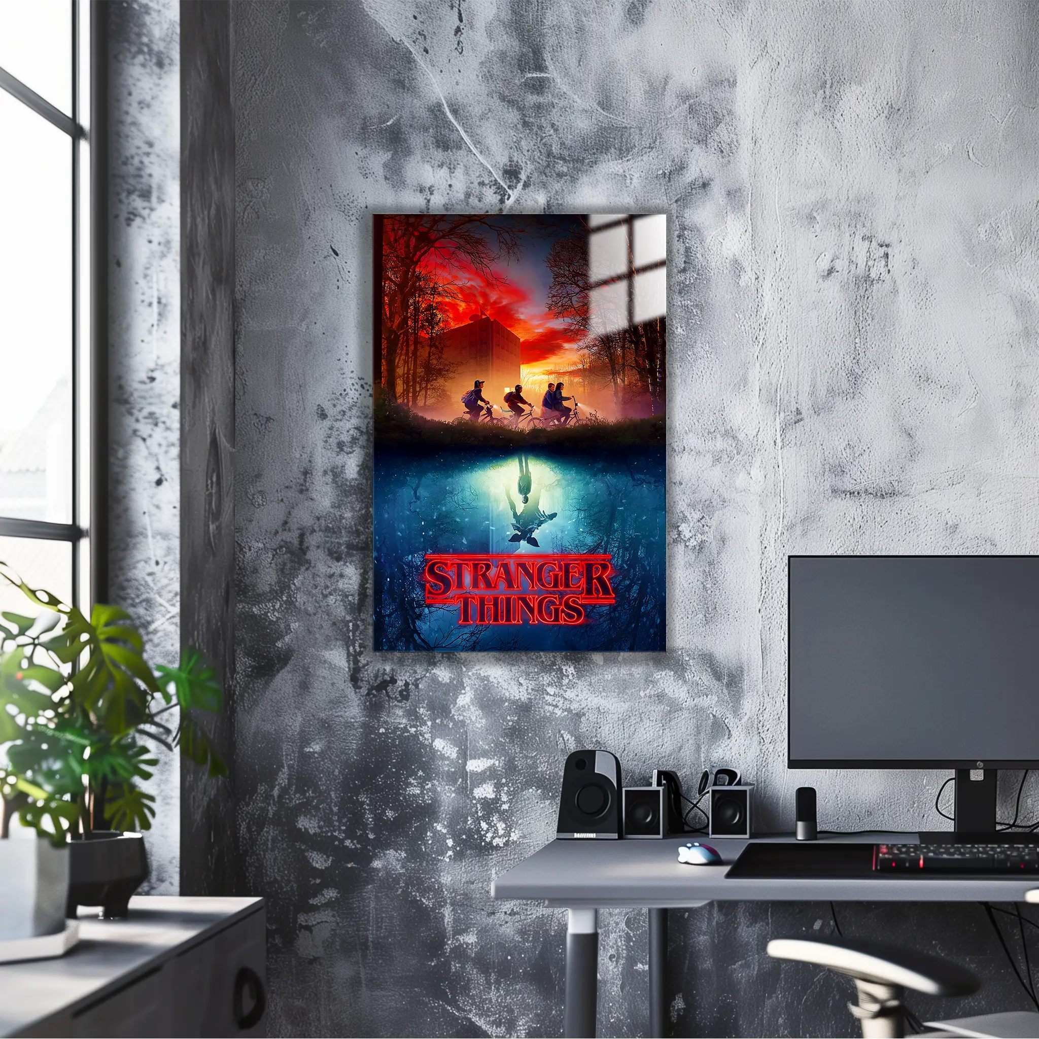 Tableau Stranger Things Le Monde A L'Envers