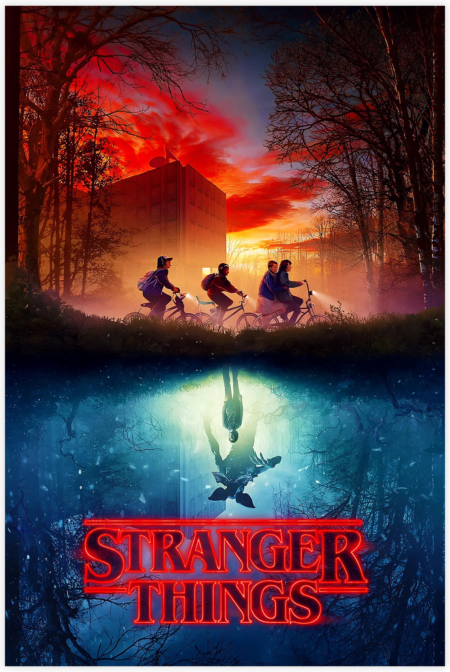 Tableau Stranger Things Le Monde A L'Envers
