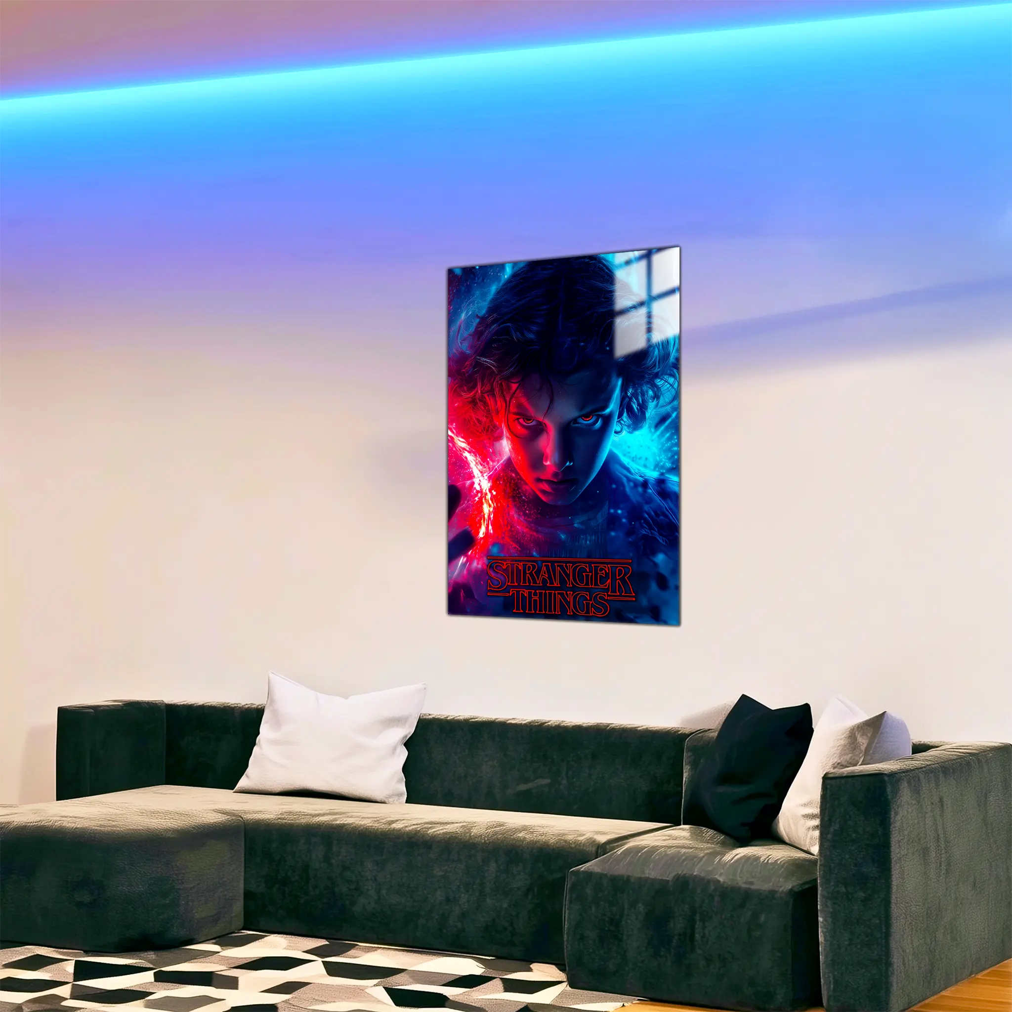 tableau-stanger-things-onze-dans-le-salon | DreamWay
