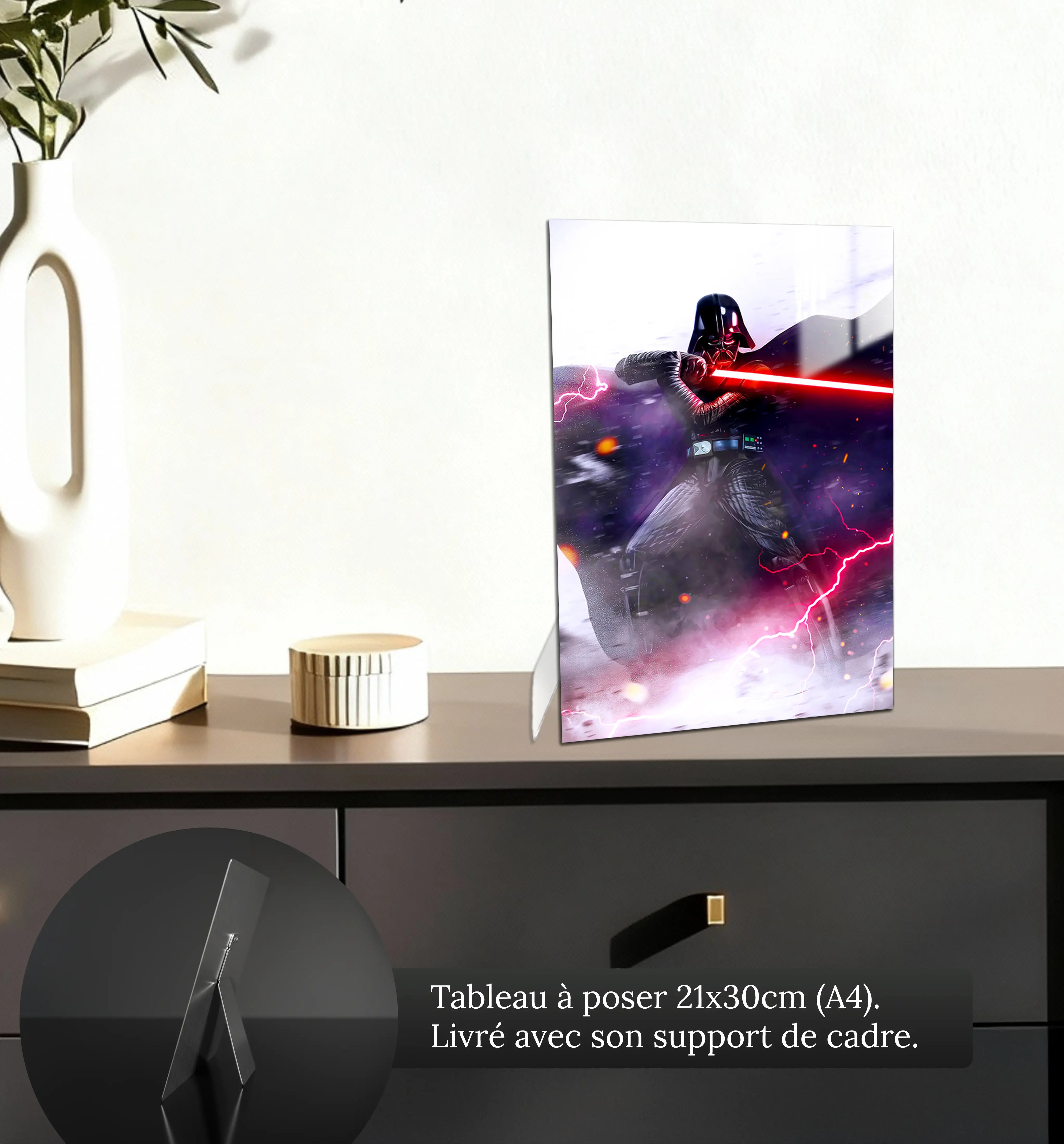 tableau-star-wars-dark-vador-petit-format-a-poser-sur-meuble | DreamWay
