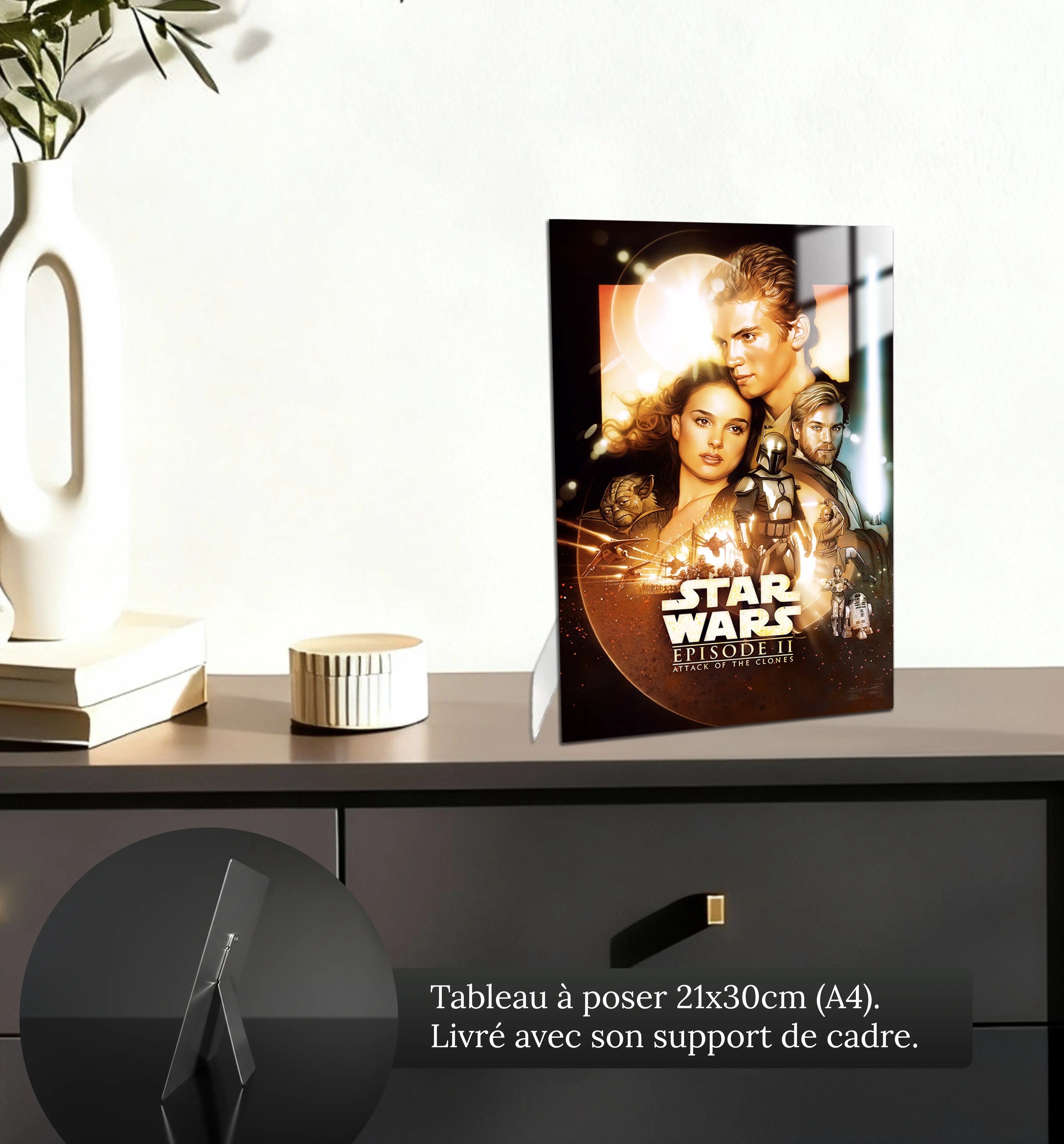 tableau-star-wars-l-attaque-des-clones-petit-format-a-poser-sur-meuble | DreamWay