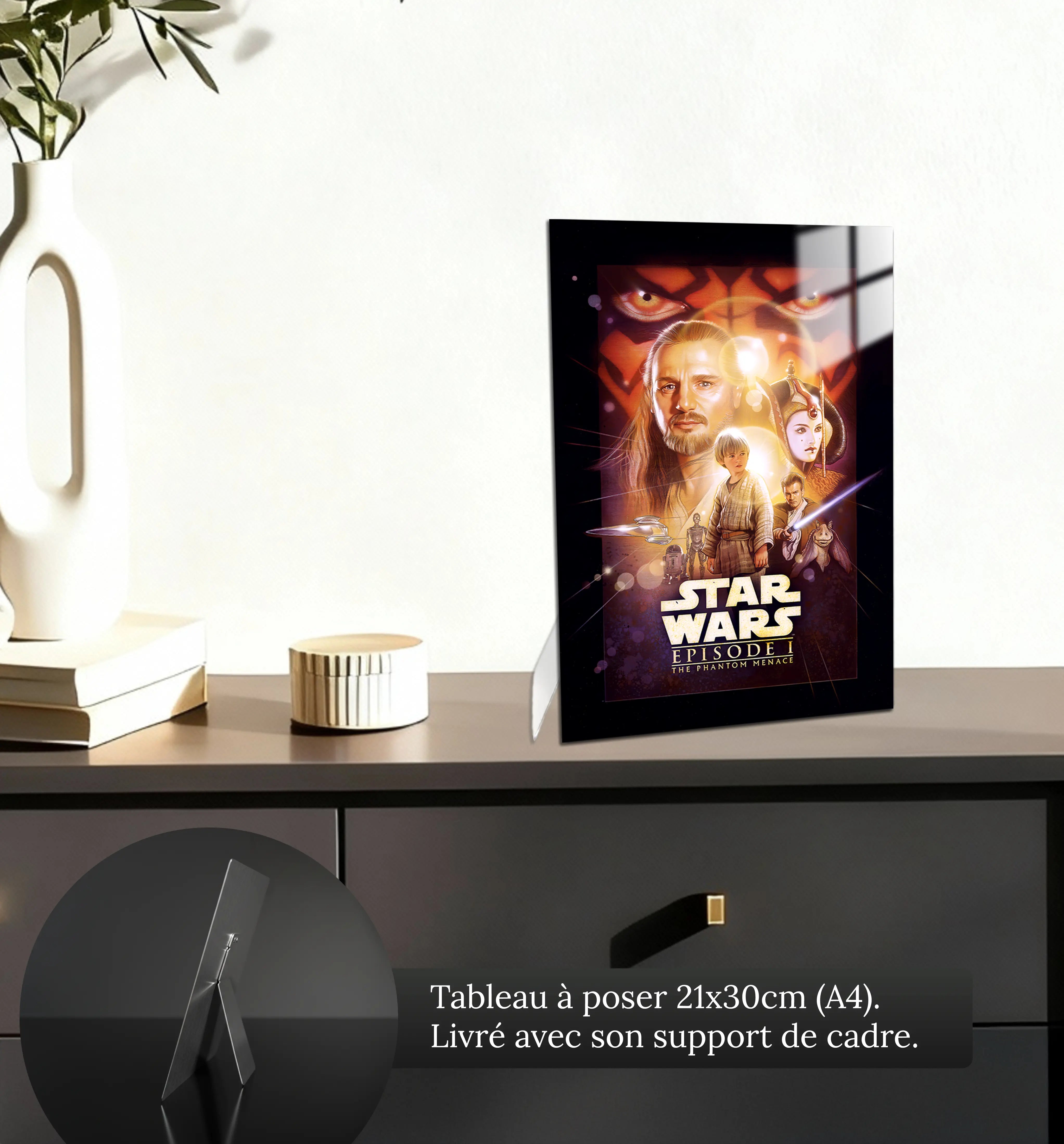 tableau-star-wars-la-menace-fantome-petit-format-a-poser-sur-meuble | DreamWay