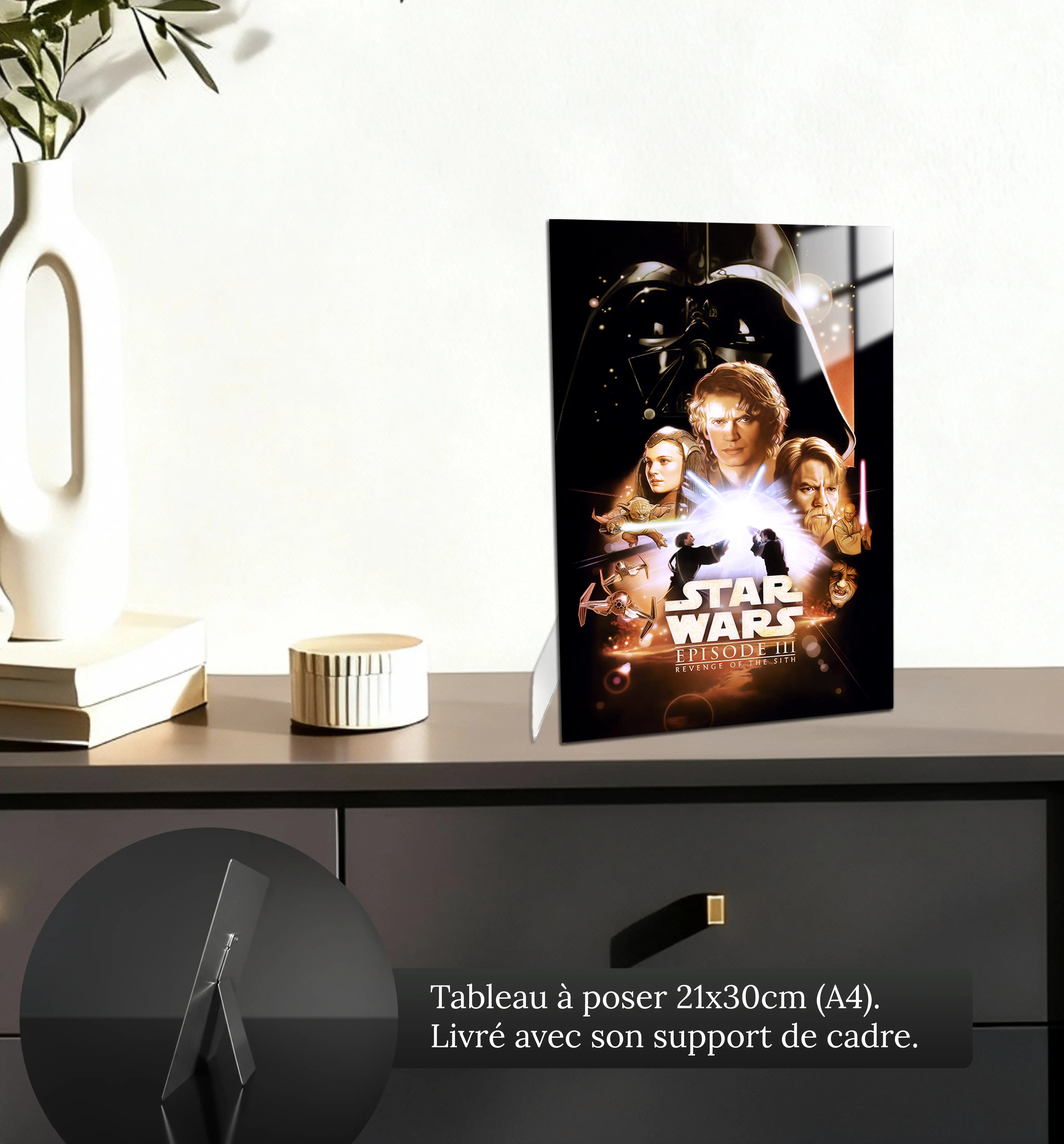 tableau-star-wars-la-revanche-des-sith-petit-format-a-poser-sur-meuble | DreamWay