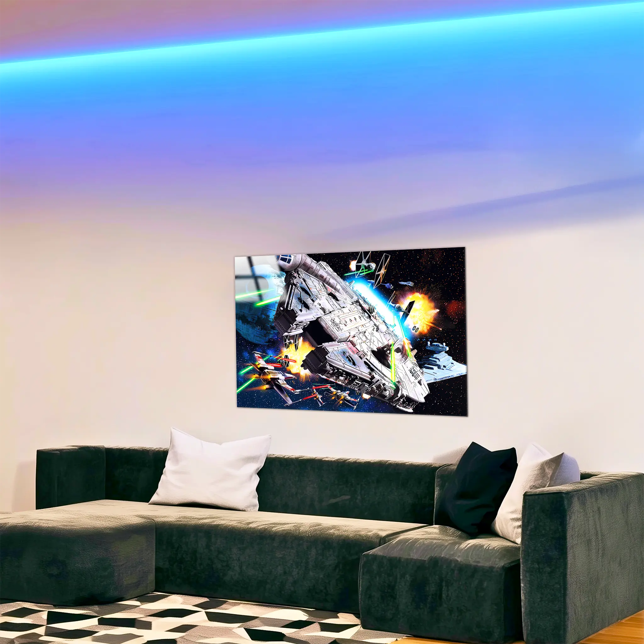 tableau-star-wars-le-millennium-dans-le-salon | DreamWay