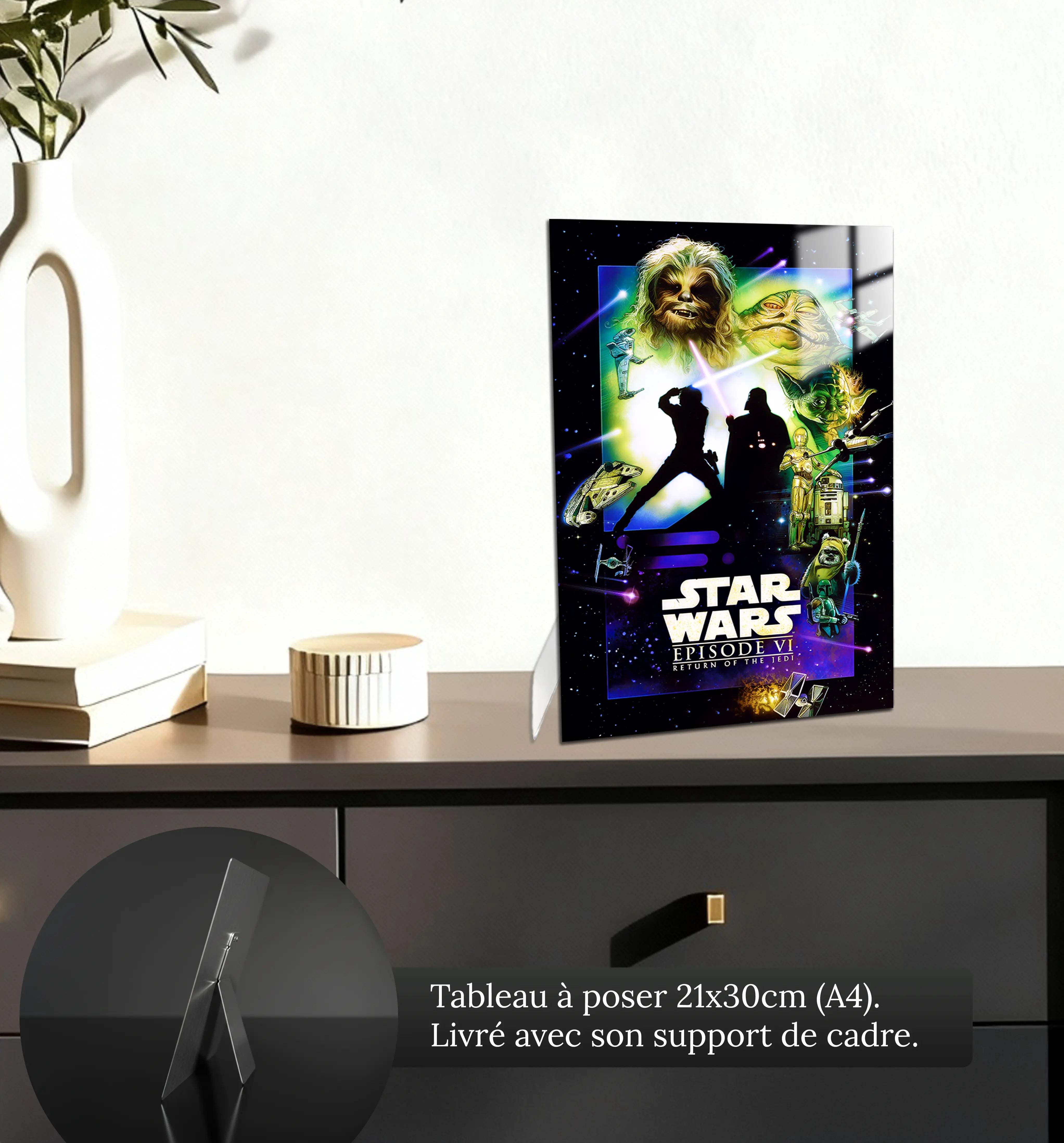 tableau-star-wars-le-retour-du-jedi-petit-format-a-poser-sur-meuble | DreamWay