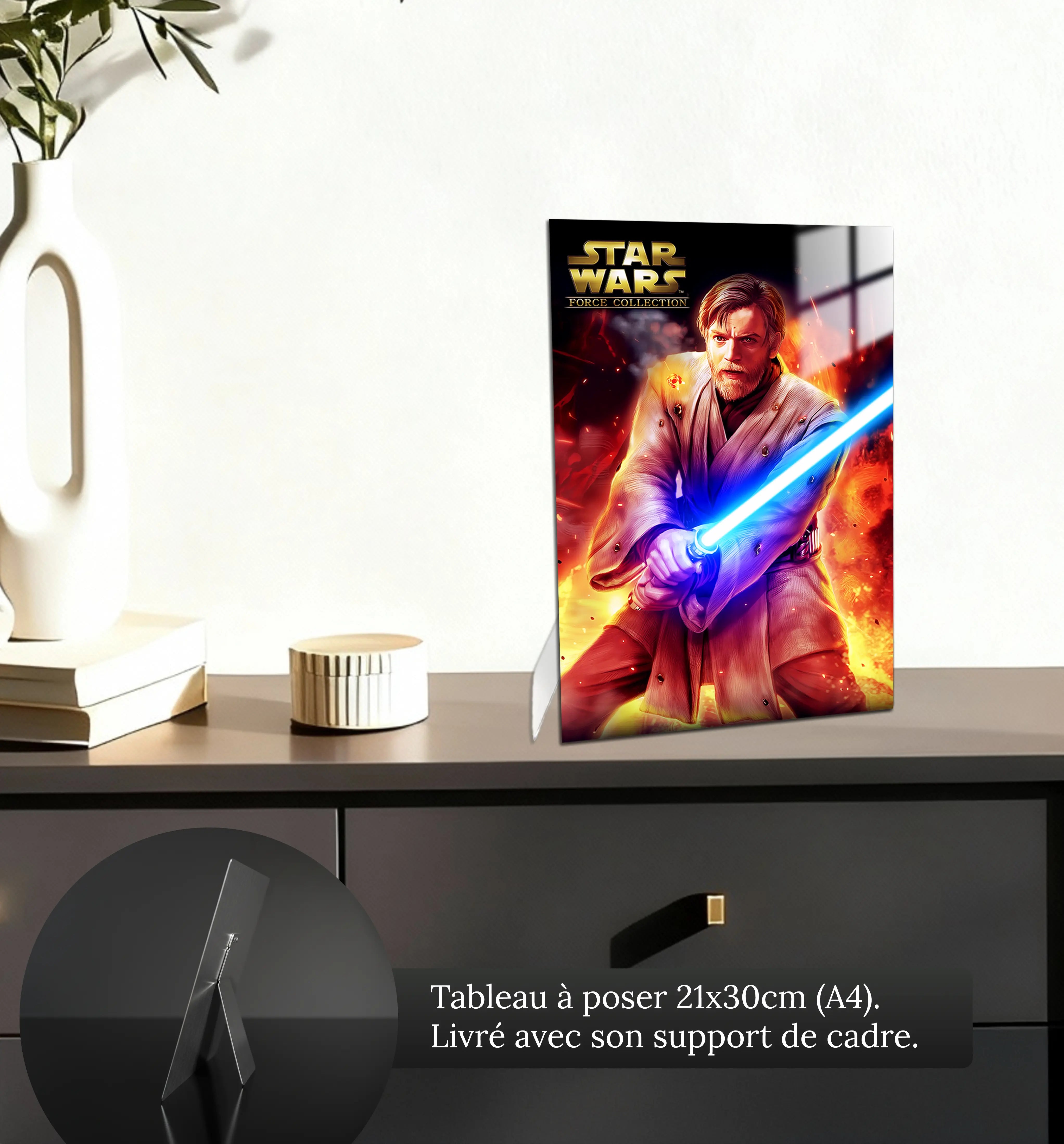 tableau-star-wars-obi-wan-kenobi-petit-format-a-poser-sur-meuble | DreamWay