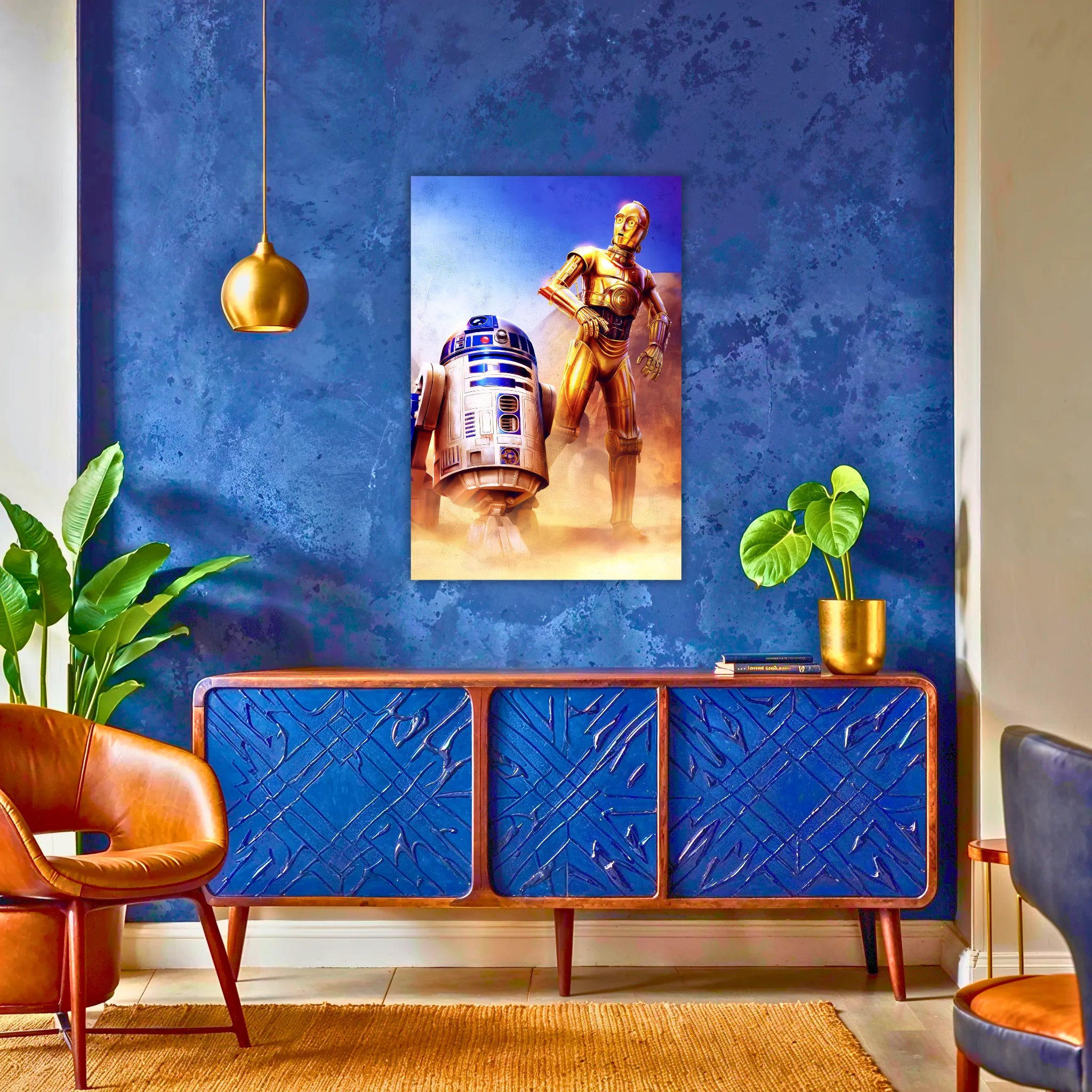 Tableau R2D2 et C 3PO