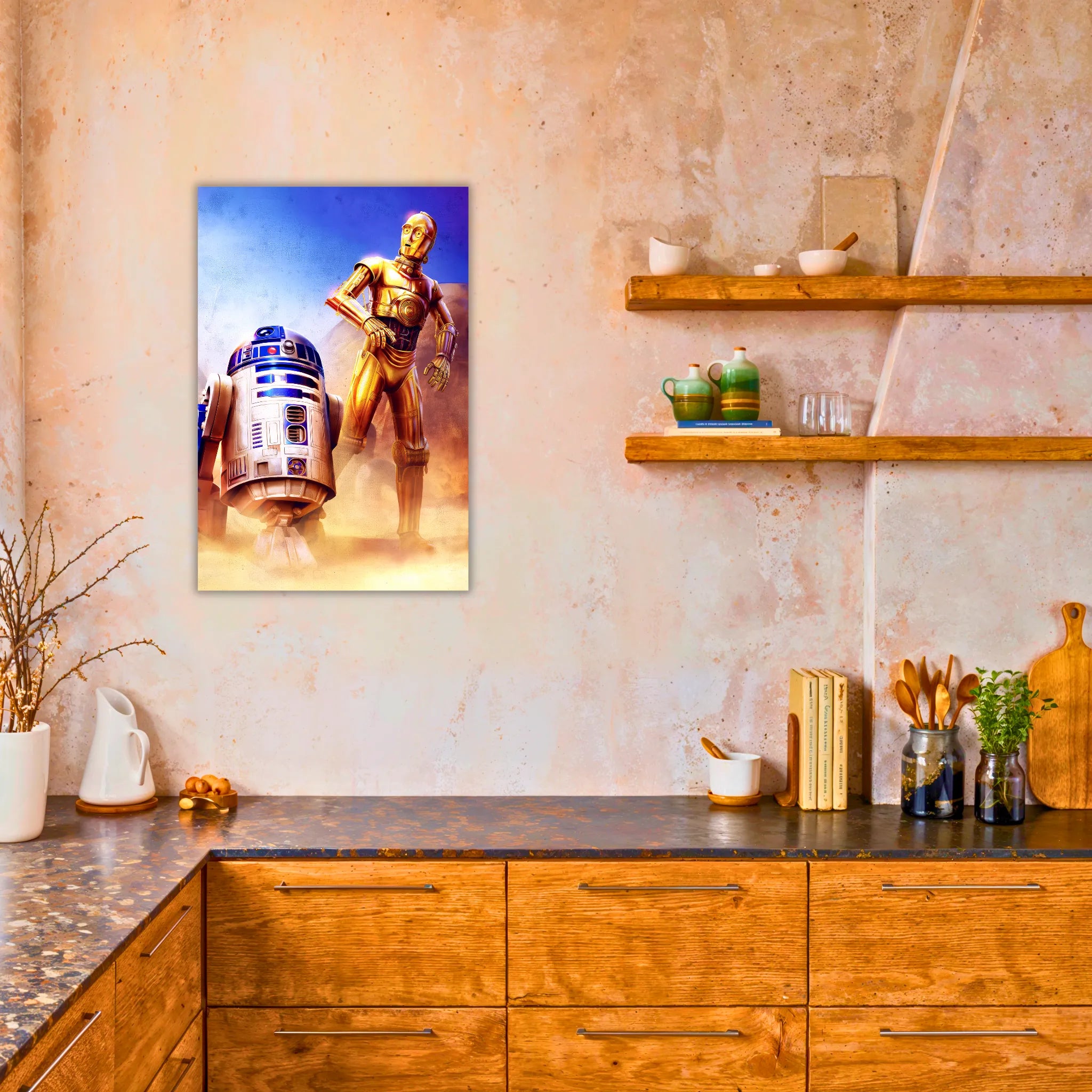 Tableau R2D2 et C 3PO