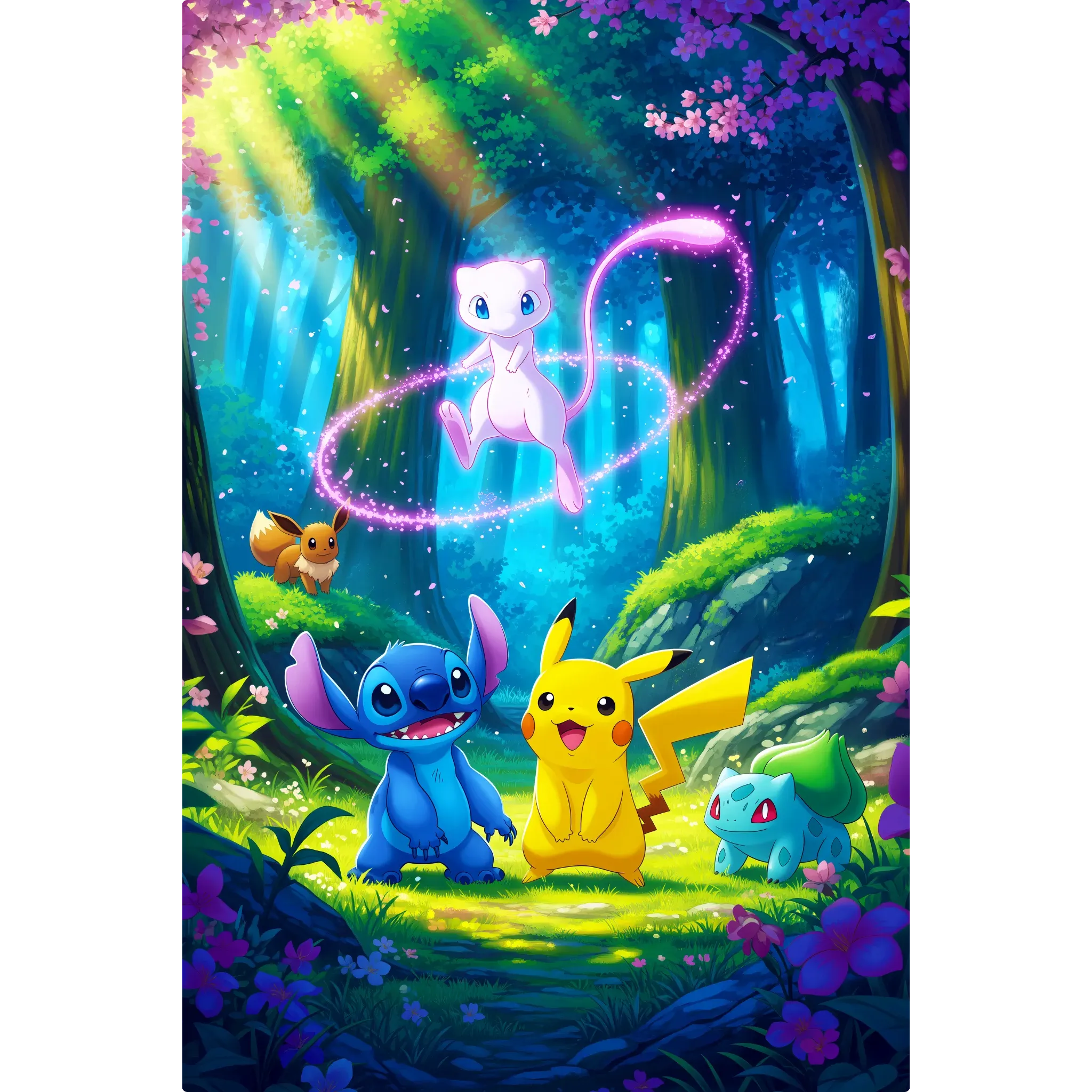 Tableau Pokémon Stitch Et Les Pokémon