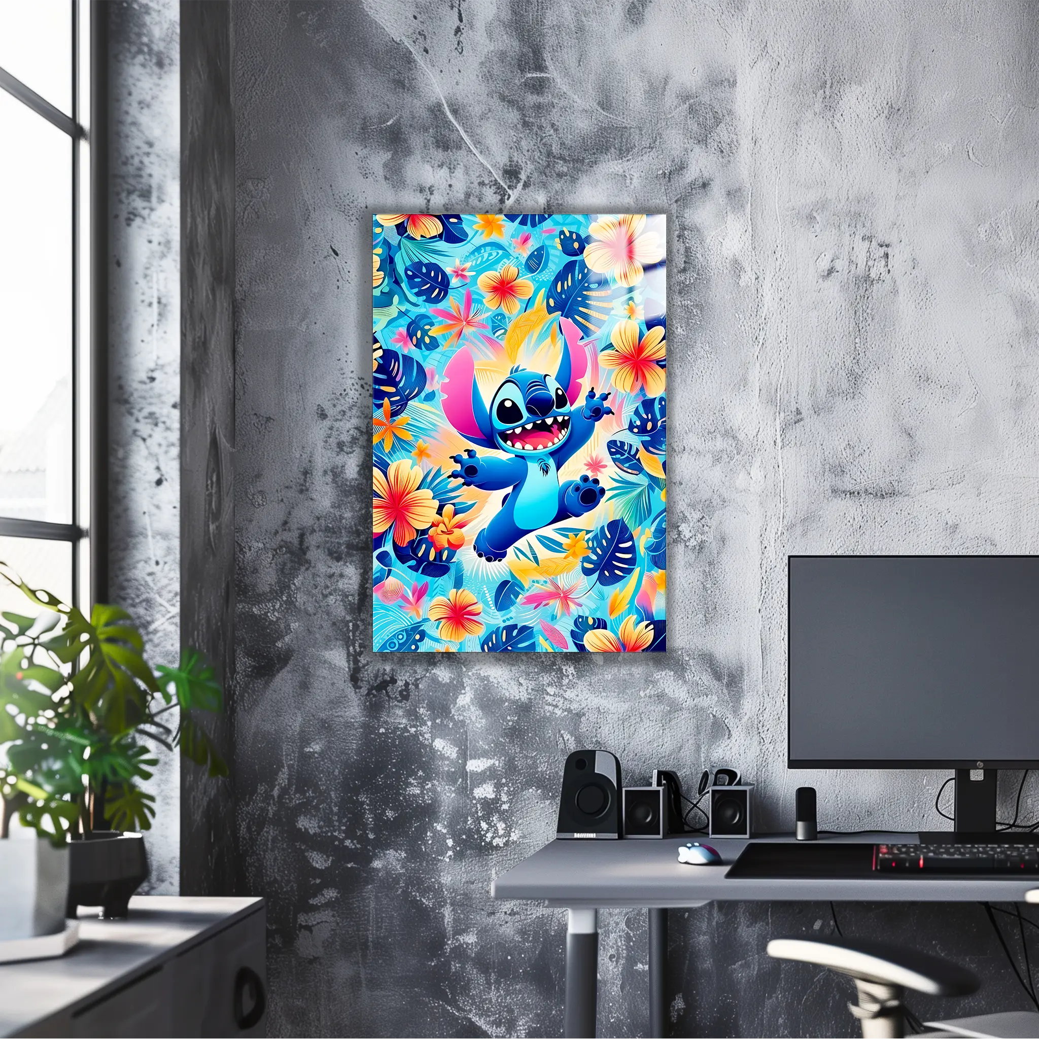 tableau-stitch-fleuri | DreamWay