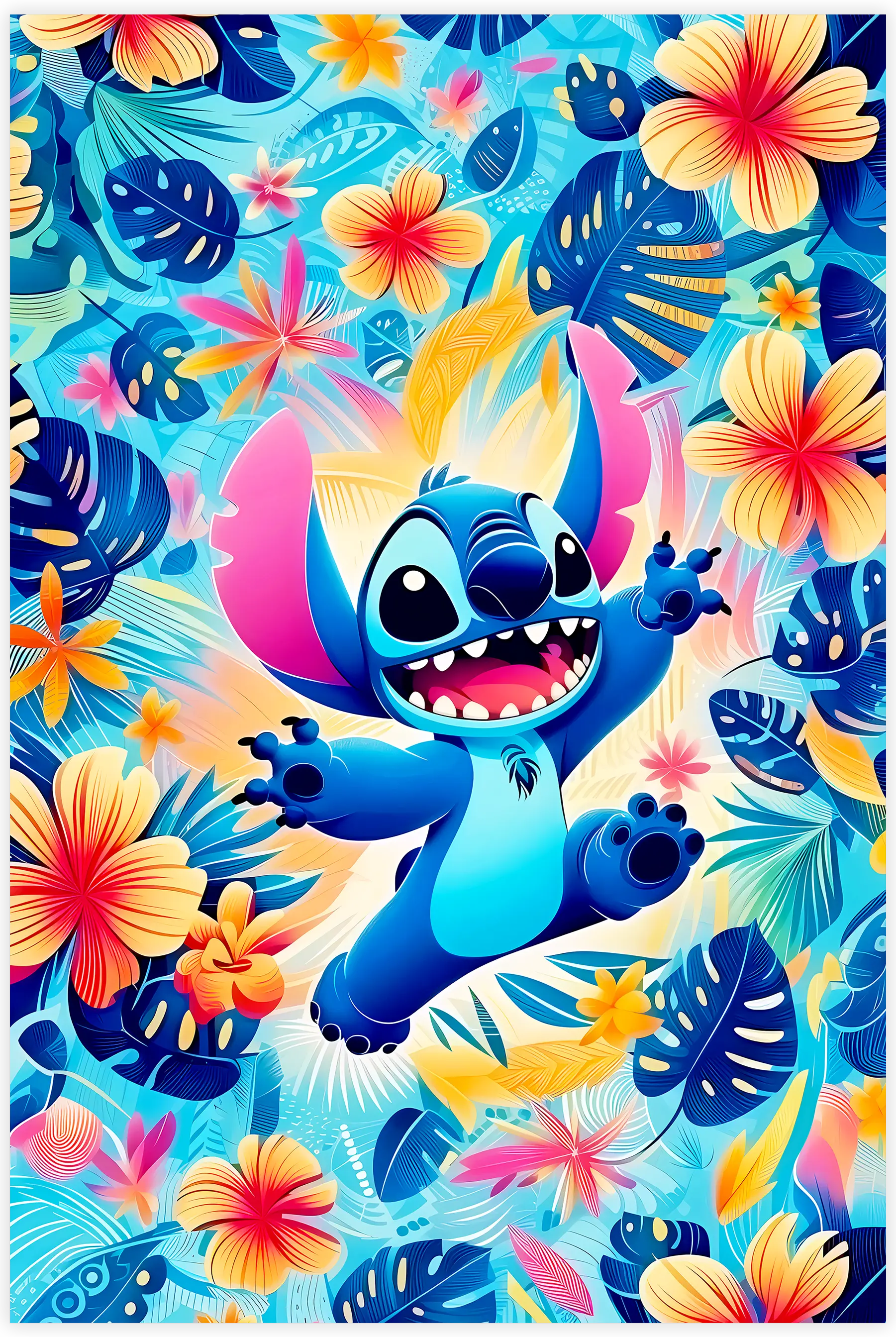 tableau-stitch-fleuri | DreamWay