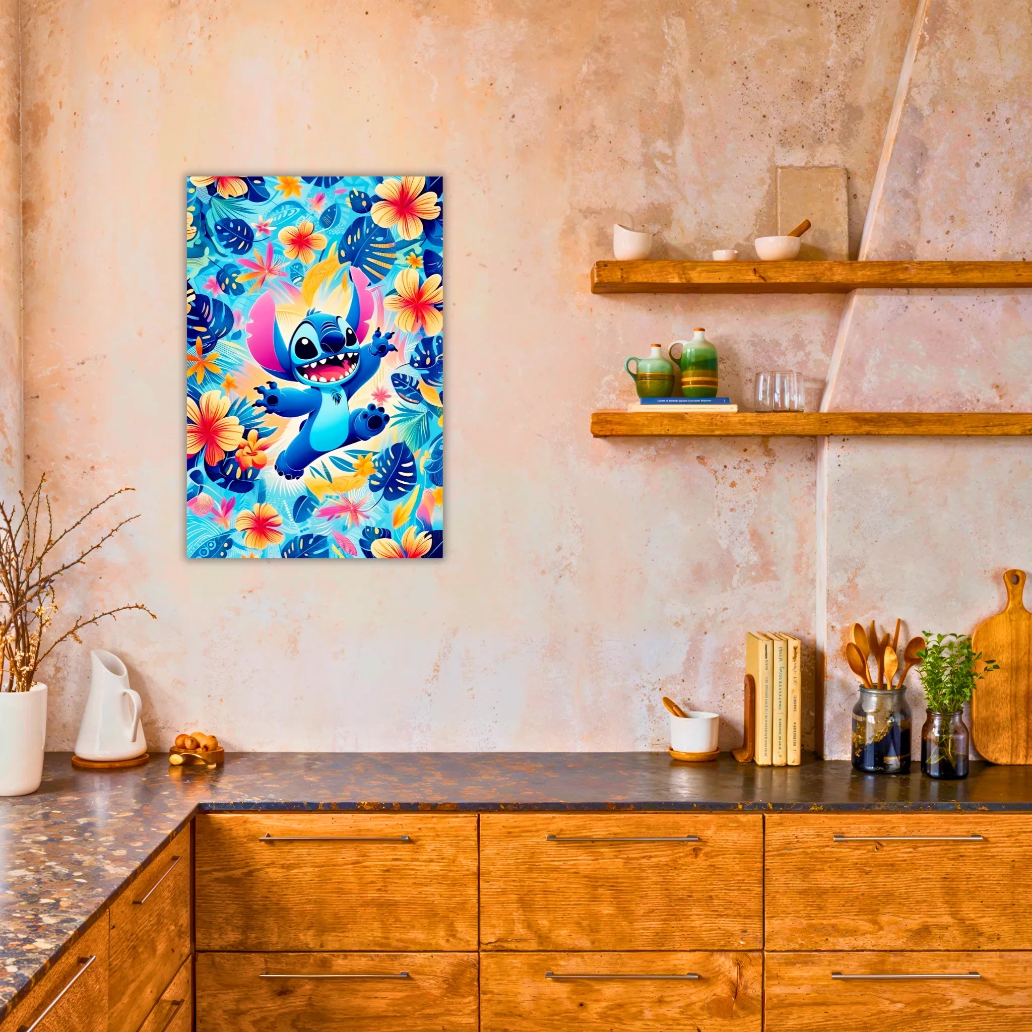 Tableau Stitch Fleurie