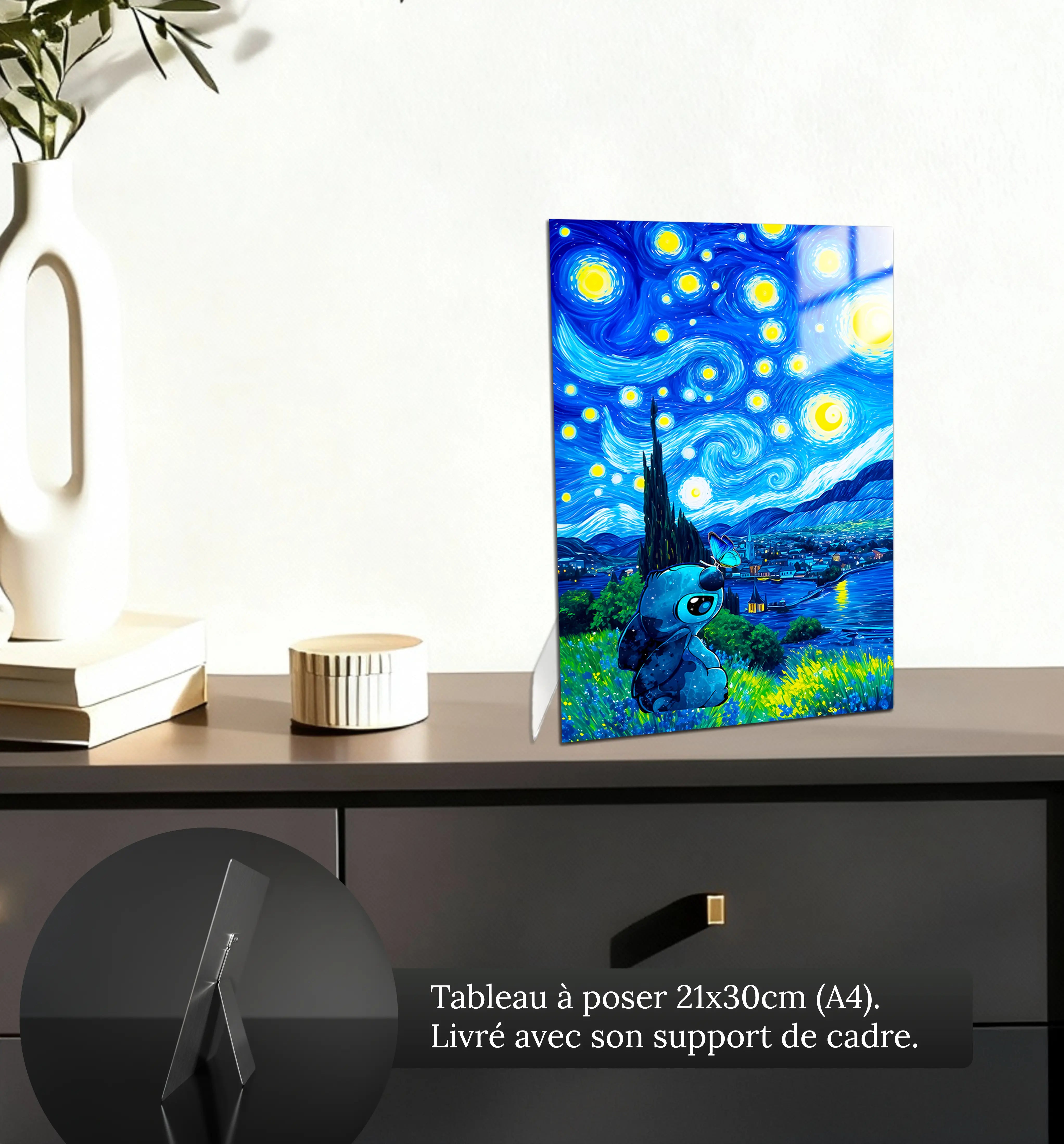 tableau-stitch-nuit-etoilee-petit-format-a-poser-sur-meuble | DreamWay