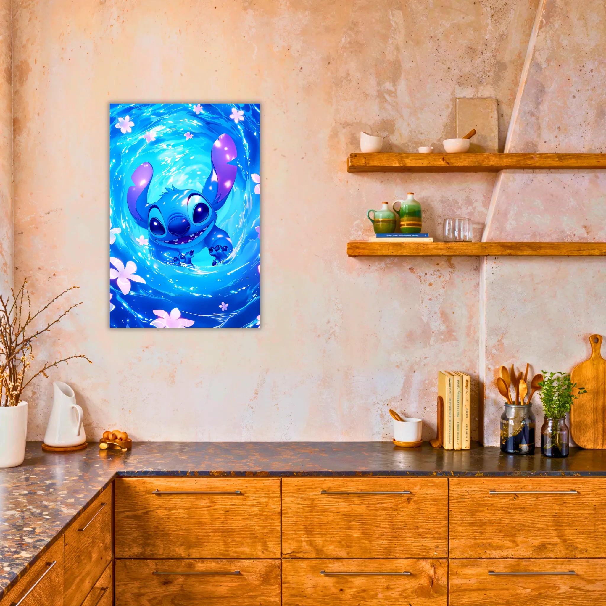 Tableau Stitch Plongeur