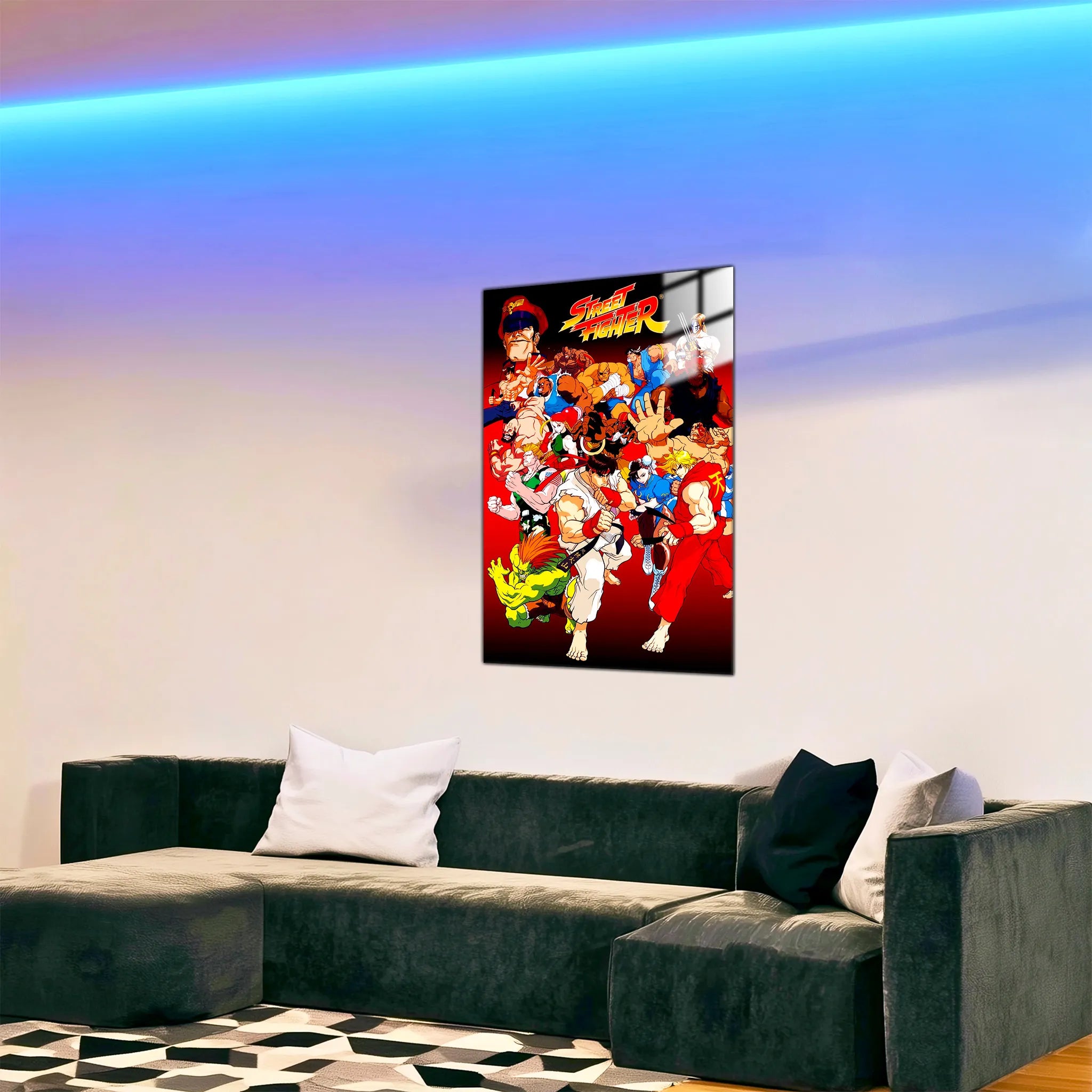 Tableau Street Fighter Affiche Les Héros