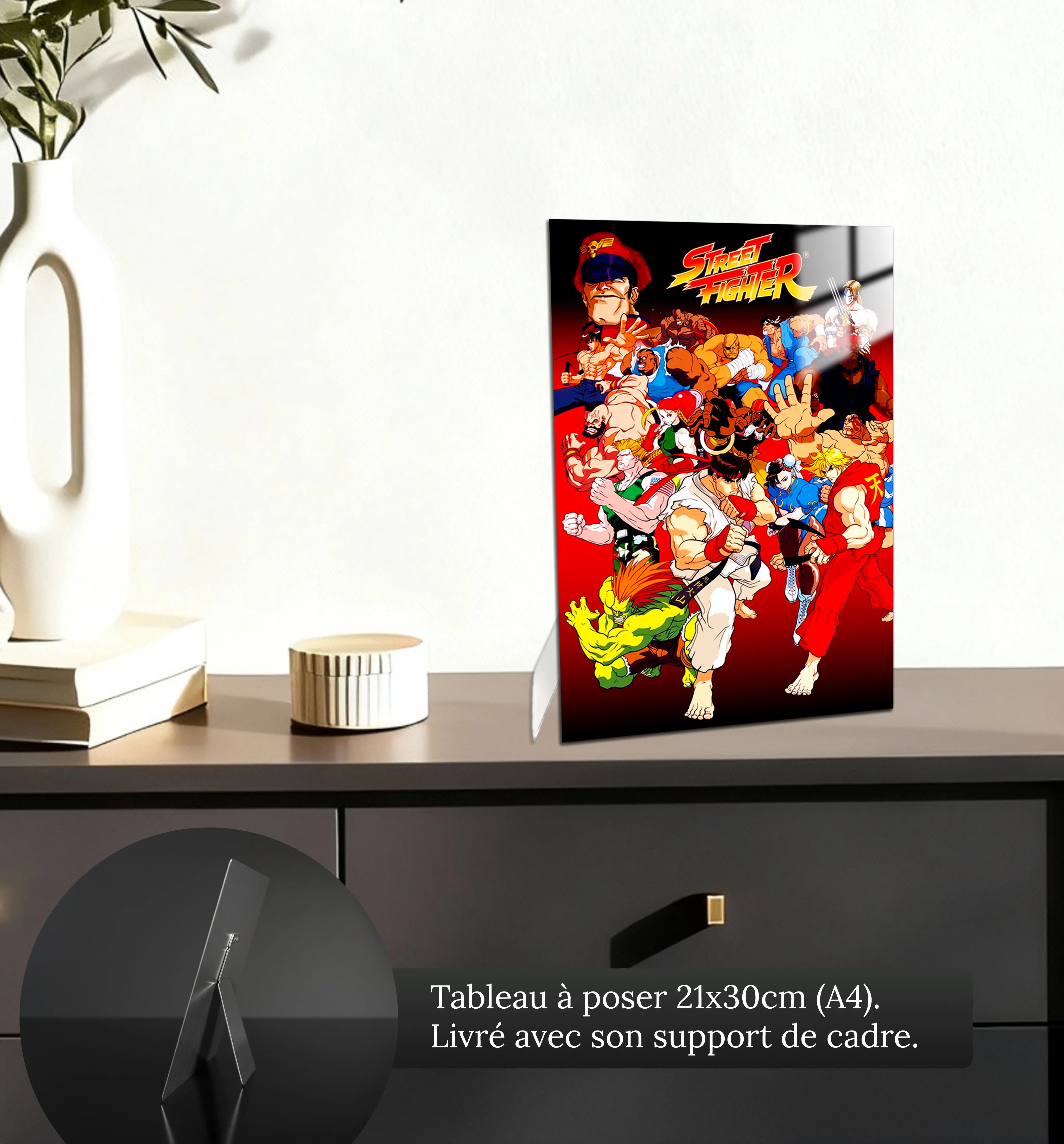 Tableau Street Fighter Affiche Les Héros