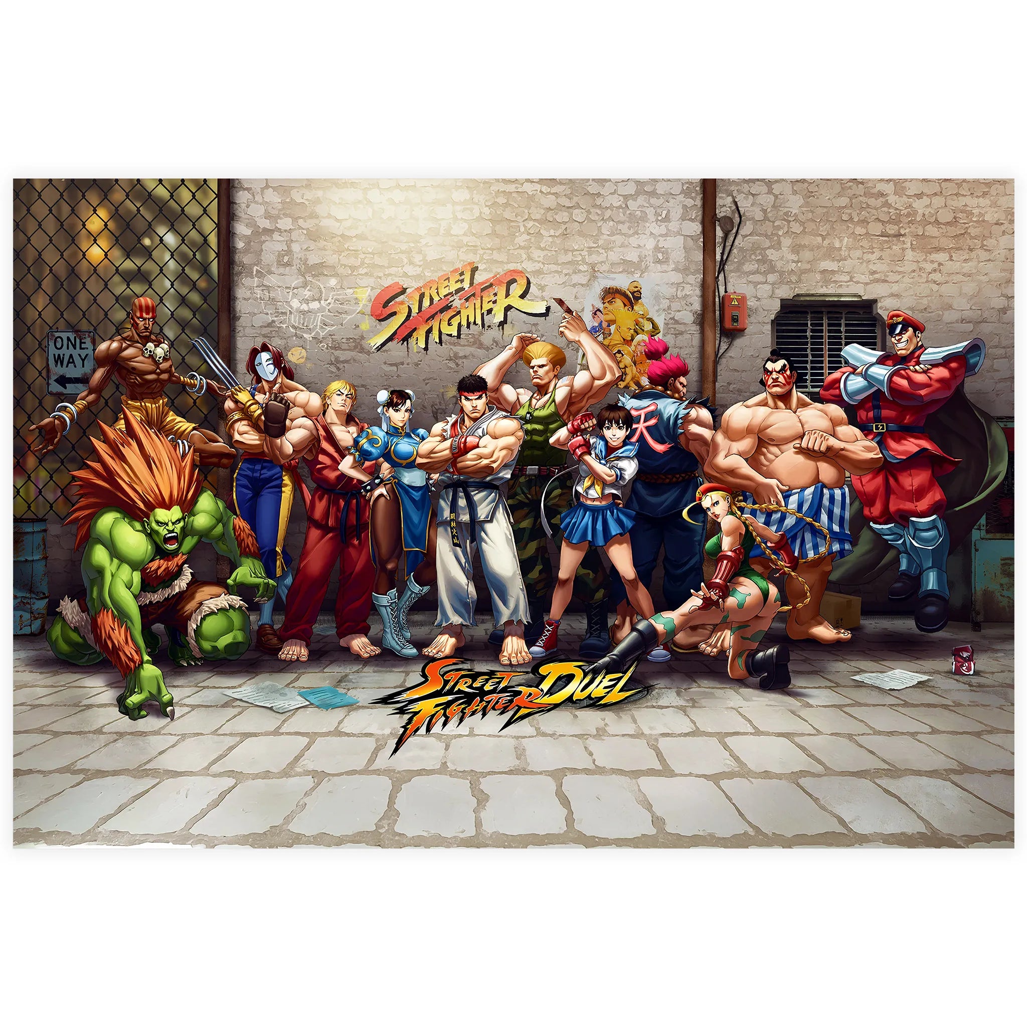 Tableau Street Fighter Les Héros