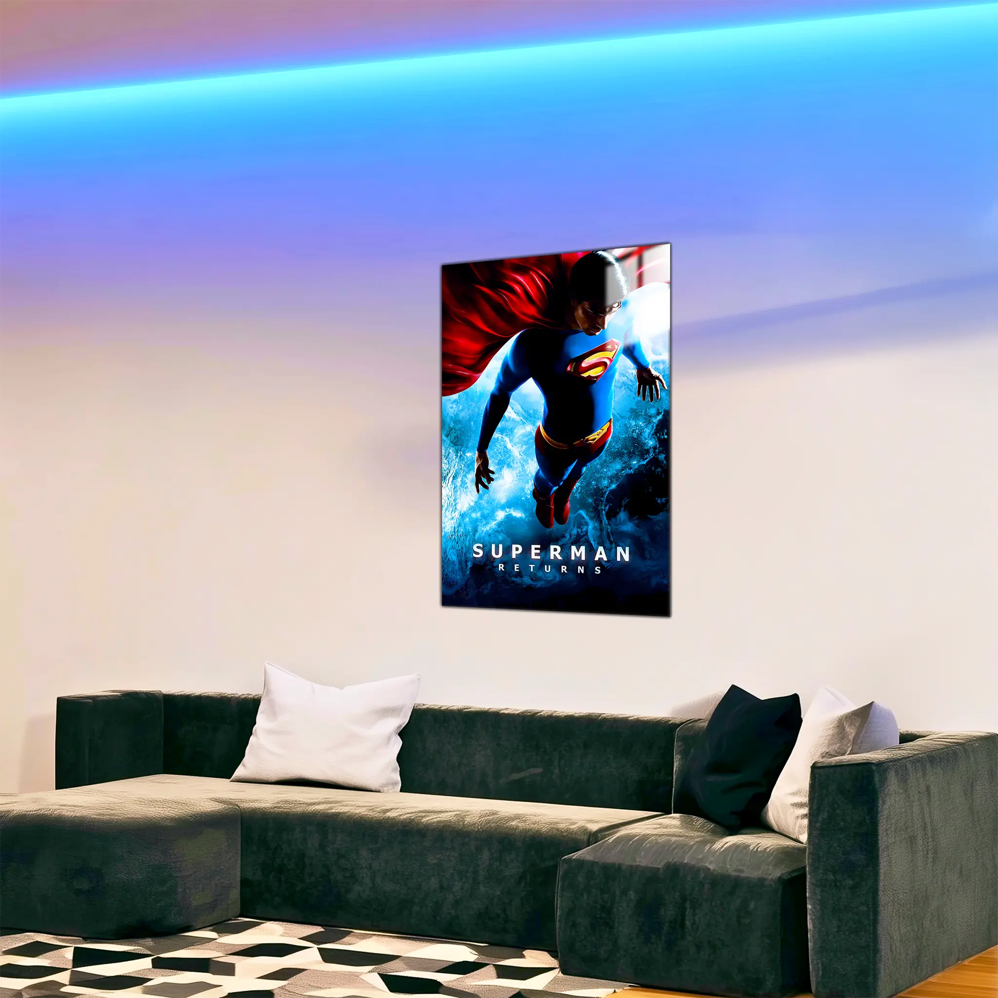 tableau-superman-dans-le-salon | DreamWay