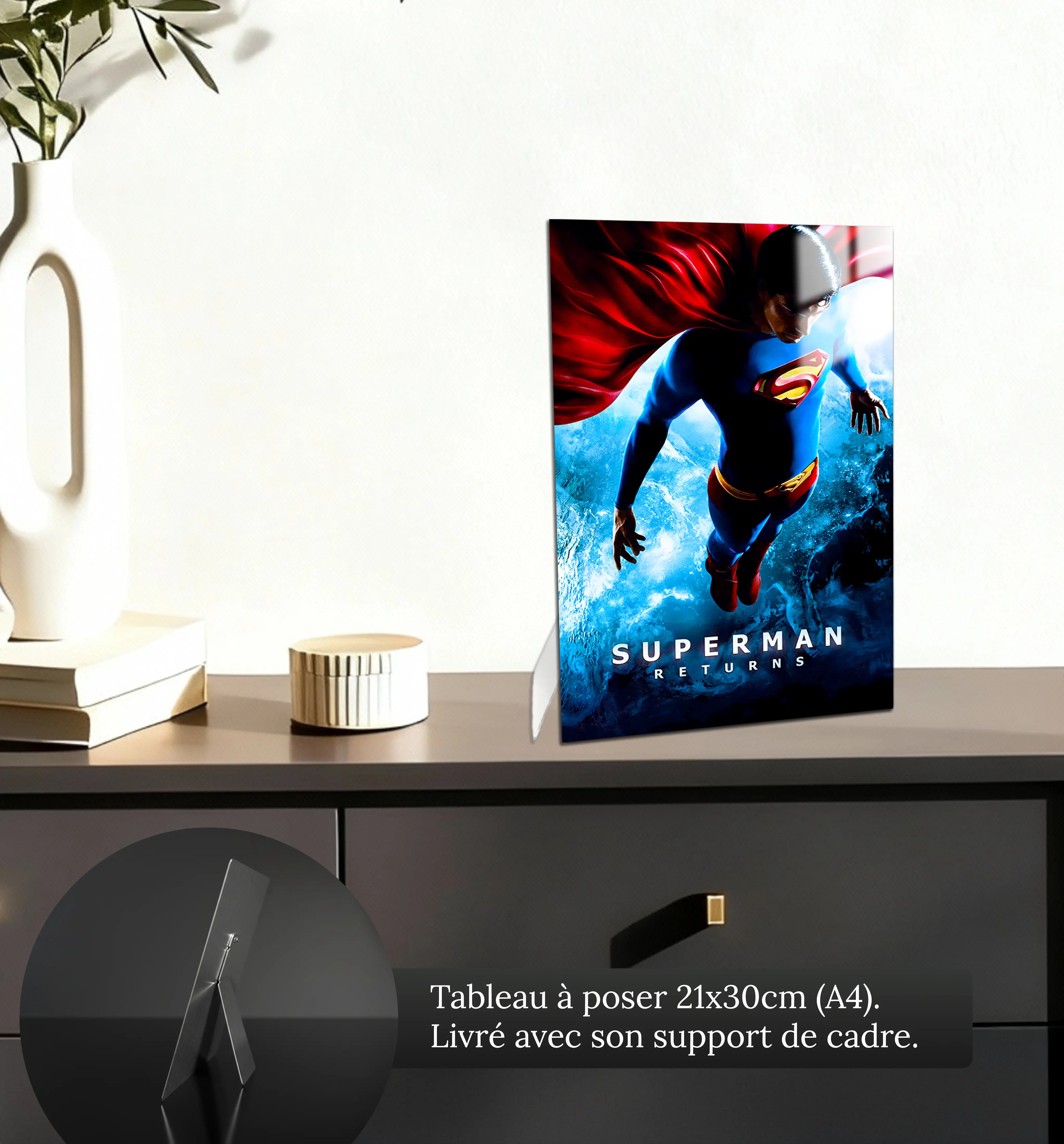tableau-superman-petit-format-a-poser-sur-meuble | DreamWay