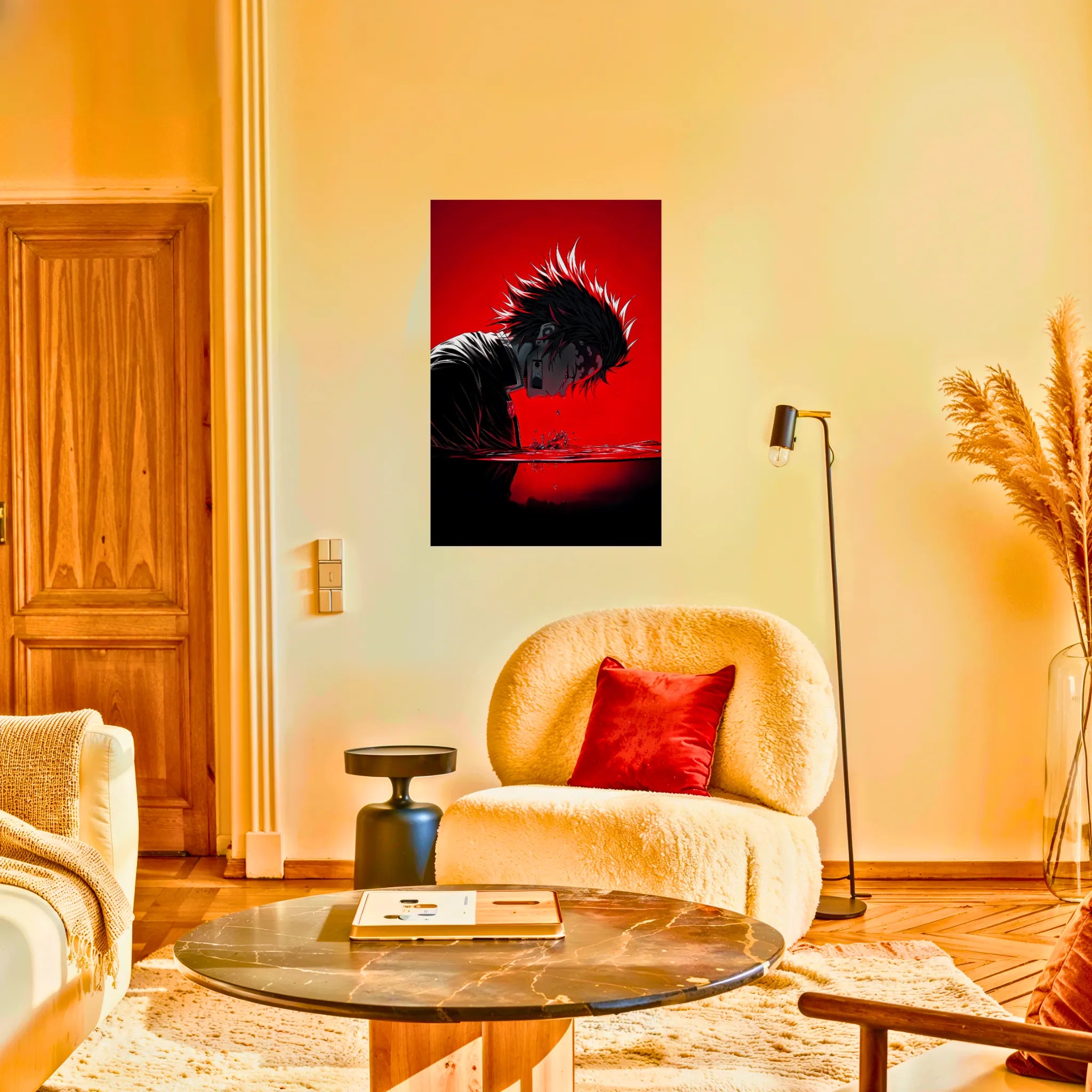 Tableau Tanjiro Larmes