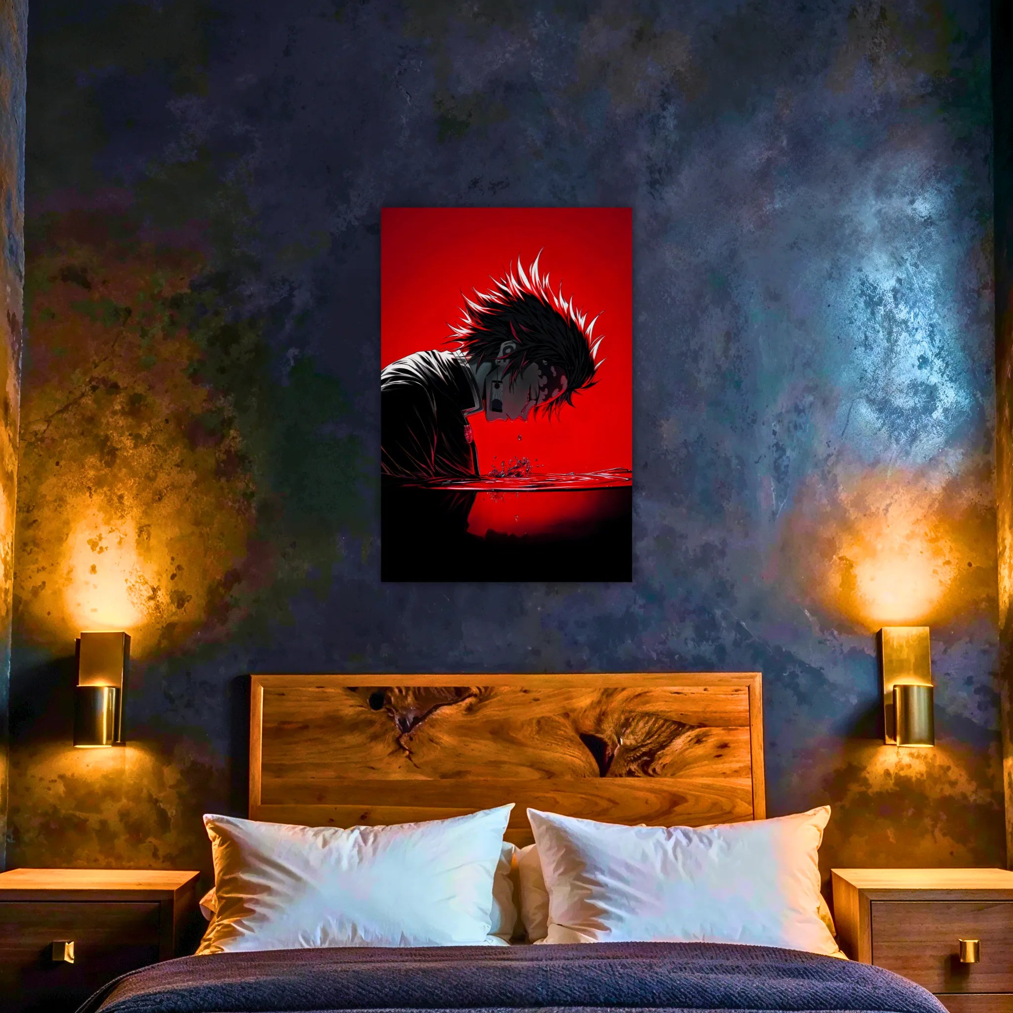 Tableau Tanjiro Larmes