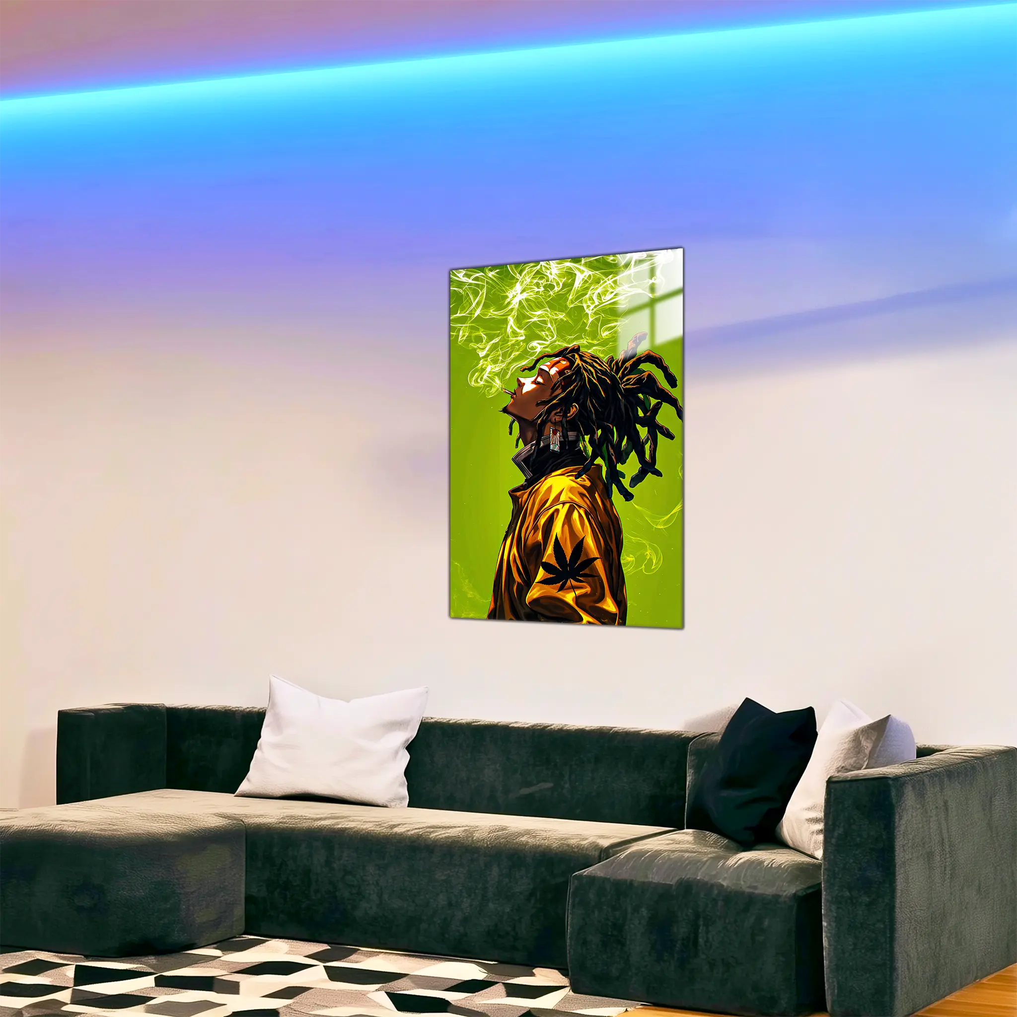 tableau-tanjiro-reggae-dans-le-salon | DreamWay