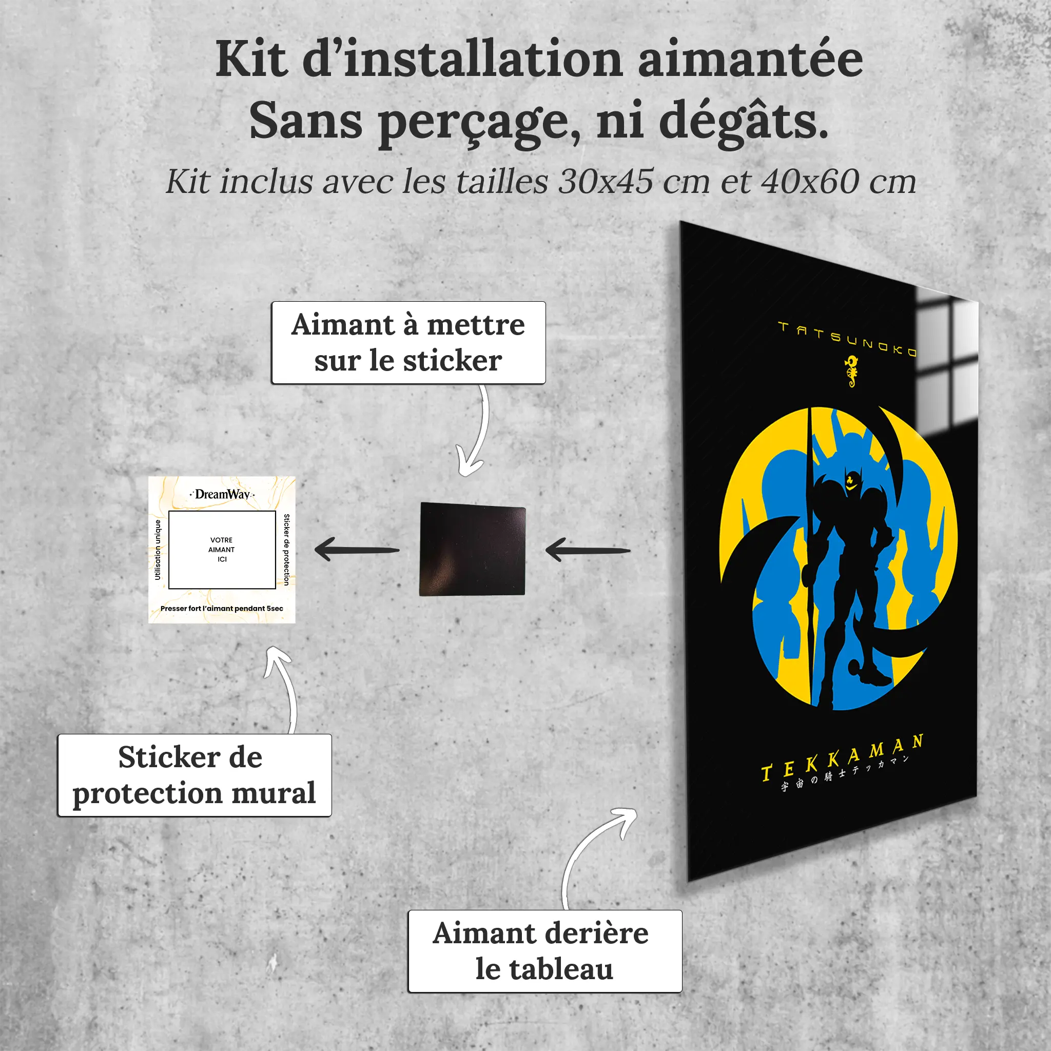 tableau-tekkaman-avec-installation-aimantee | DreamWay