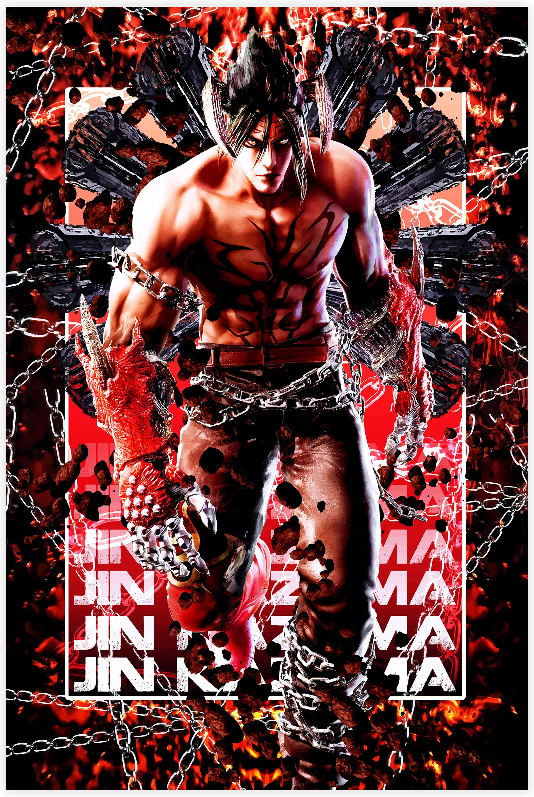 tableau-tekken-jin-kazuma | DreamWay