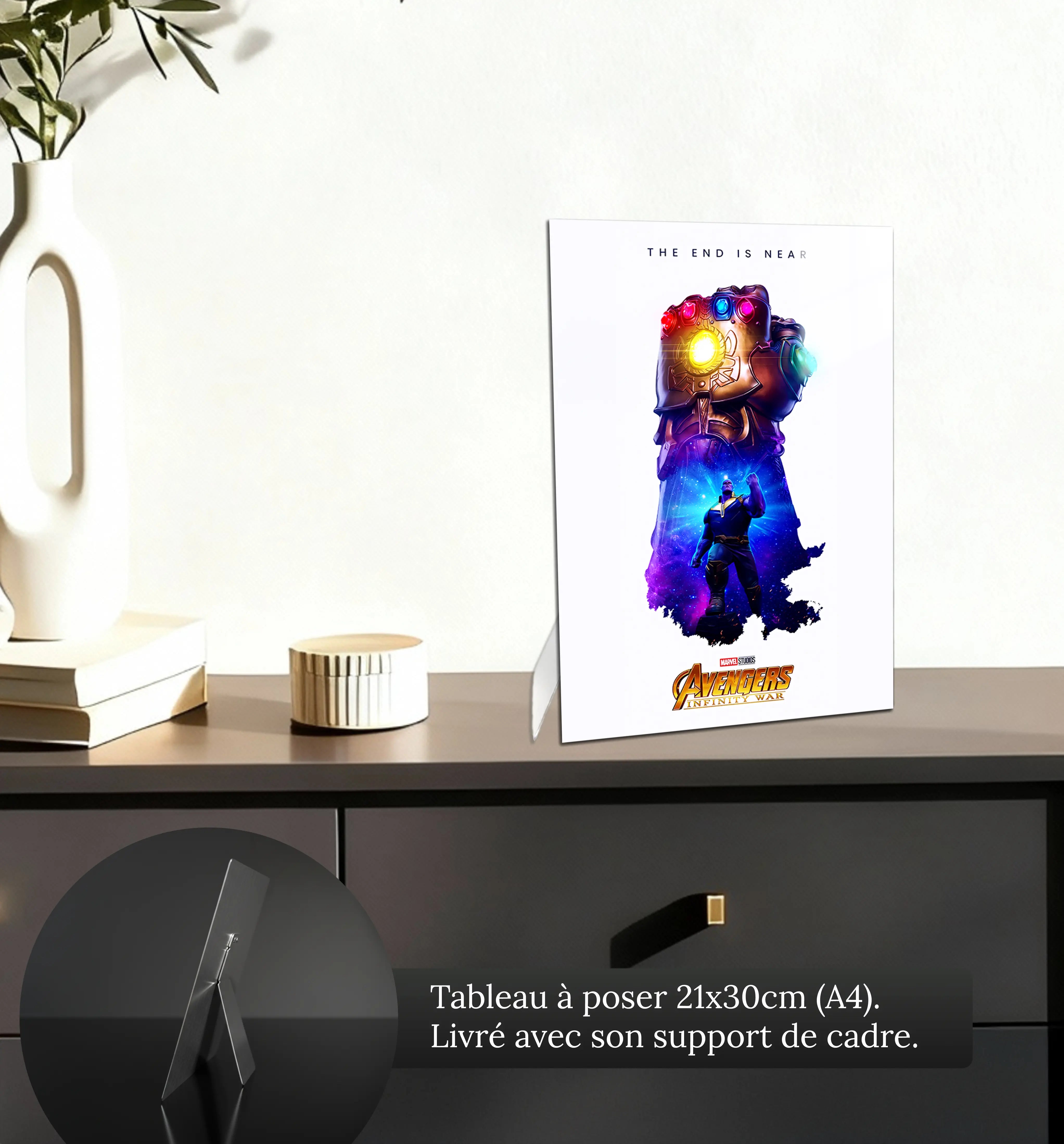 tableau-thanos-affiche-petit-format-a-poser-sur-meuble | DreamWay